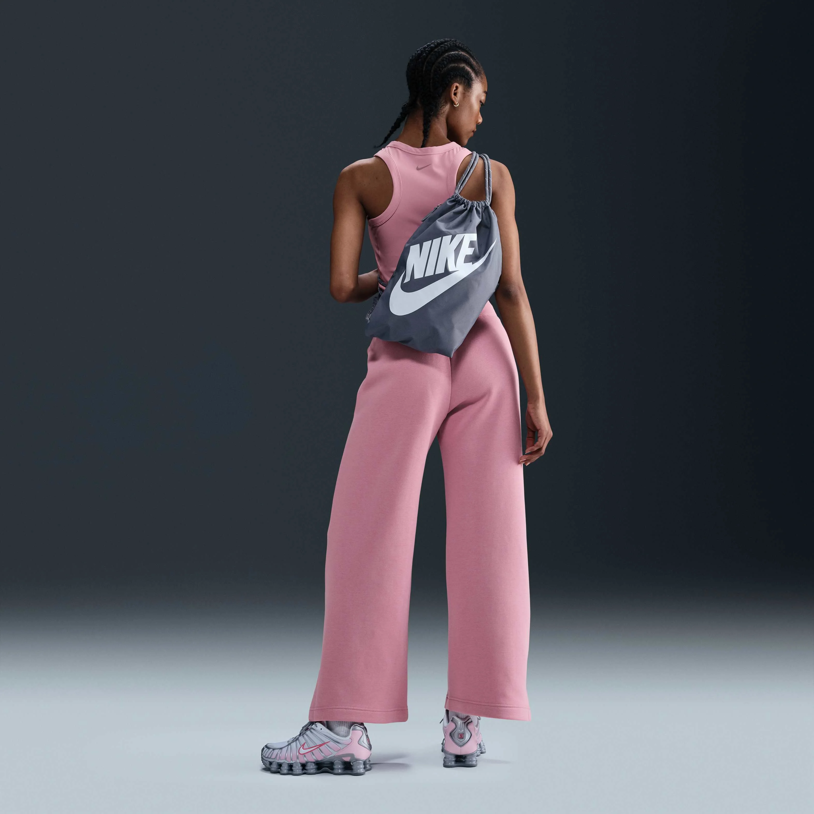 شلوار ورزشی زنانه ساق پهن و کمر بلند Nike Sportswear Phoenix Fleece