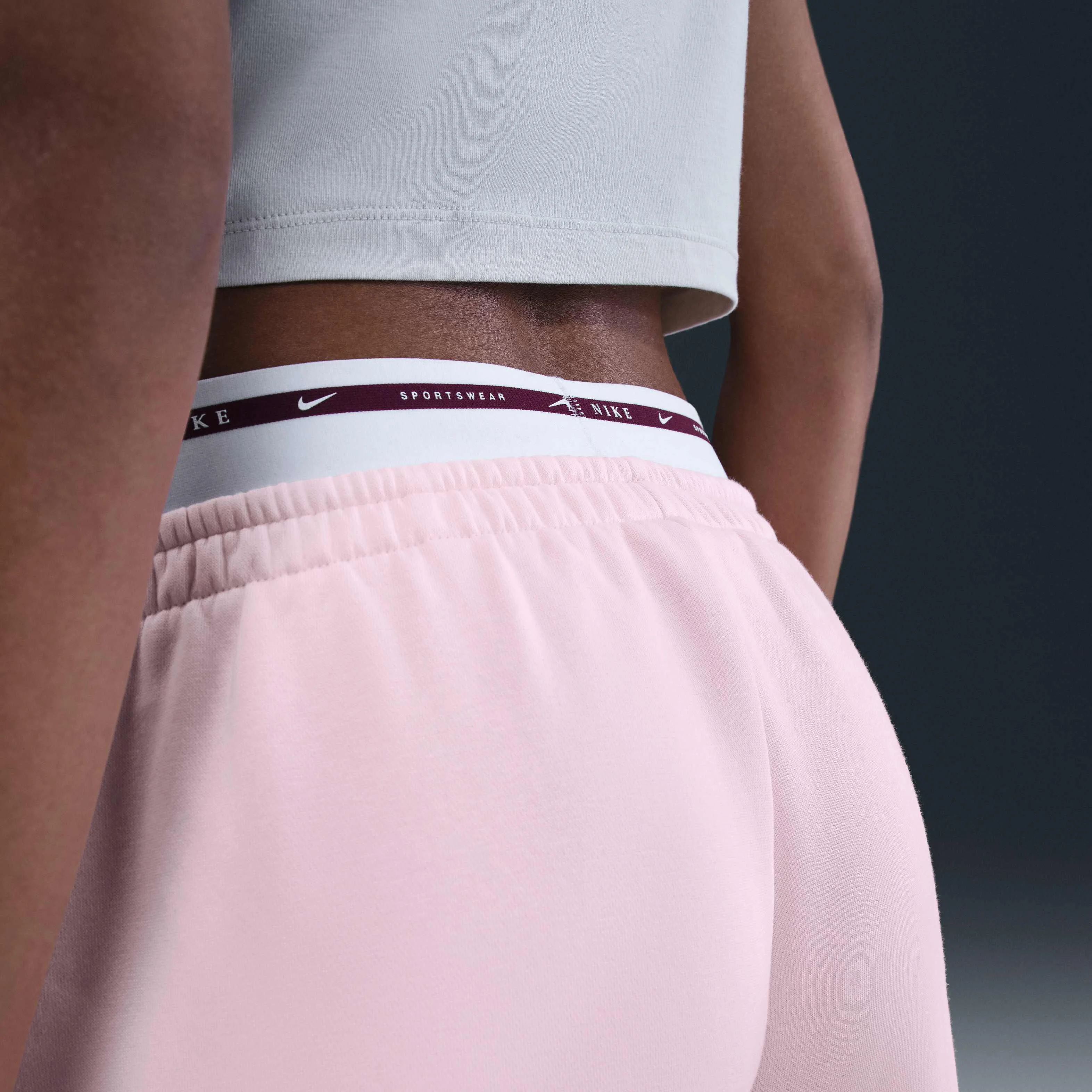 شلوار ورزشی زنانه کمر بلند نایکی اسپرتس ویر فونیکس فلیس