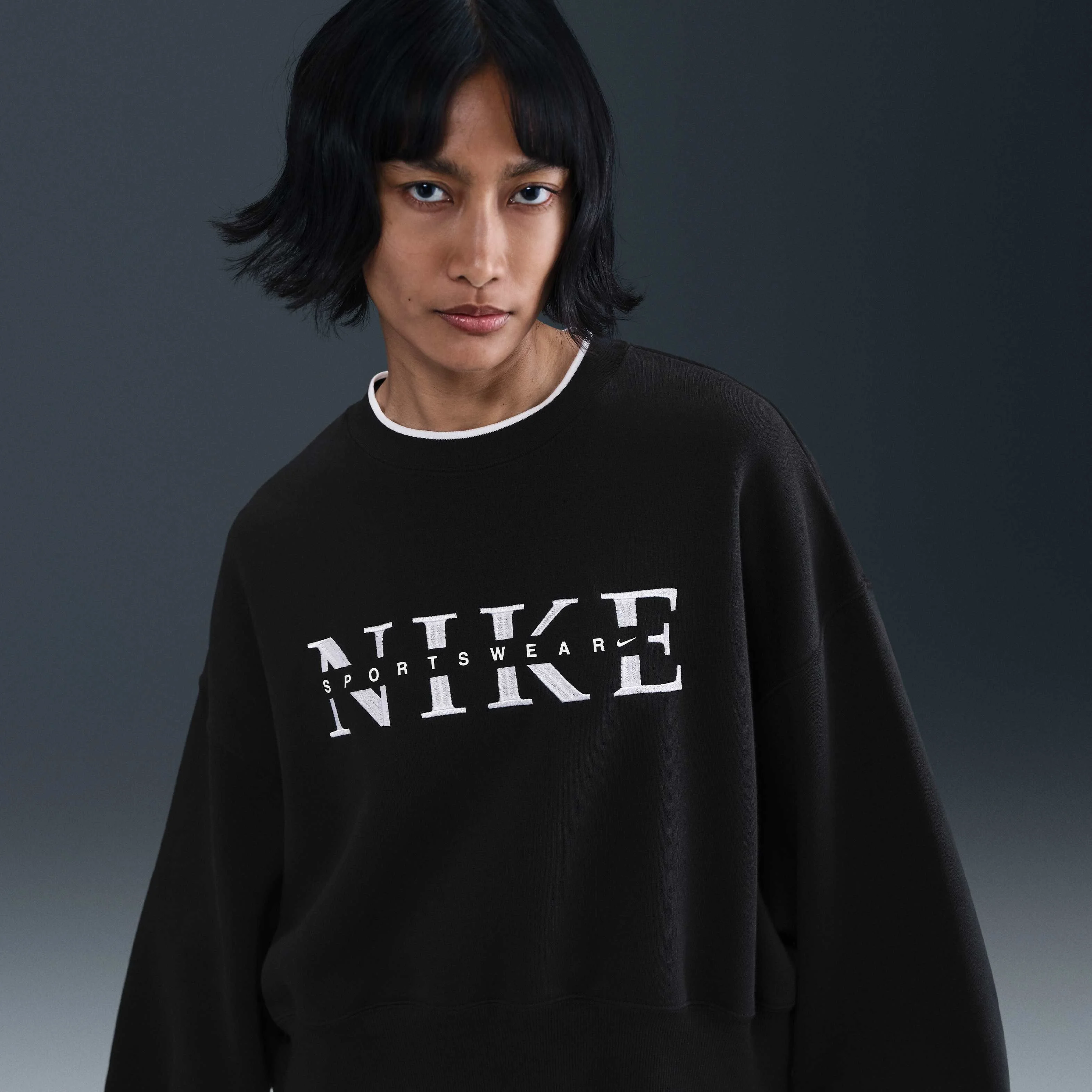سویشرت زنانه یقه گرد Nike Sportswear Phoenix Fleece