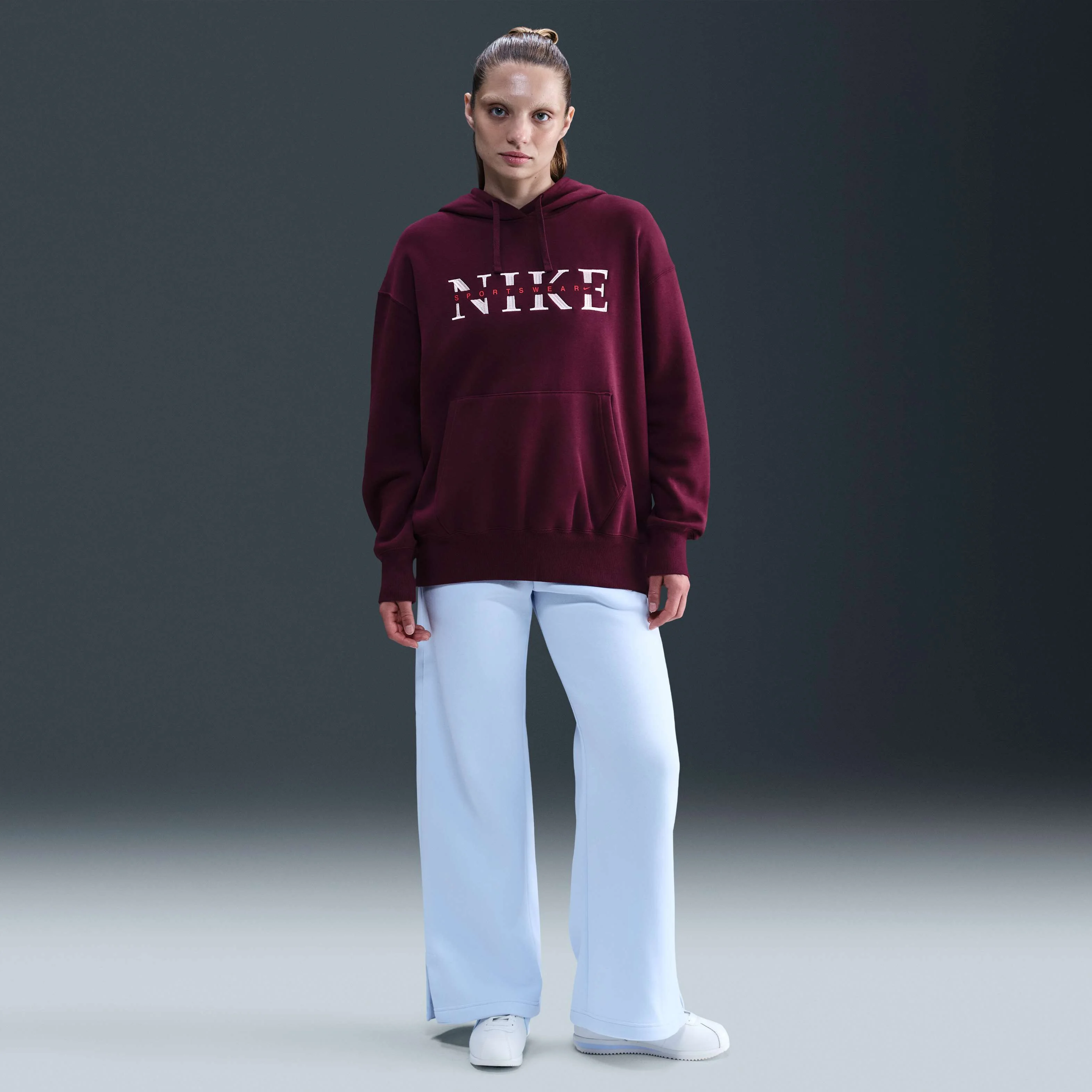 هودی زنانه نایکی اسپرتس ویر فونیکس فلیس اورسایز