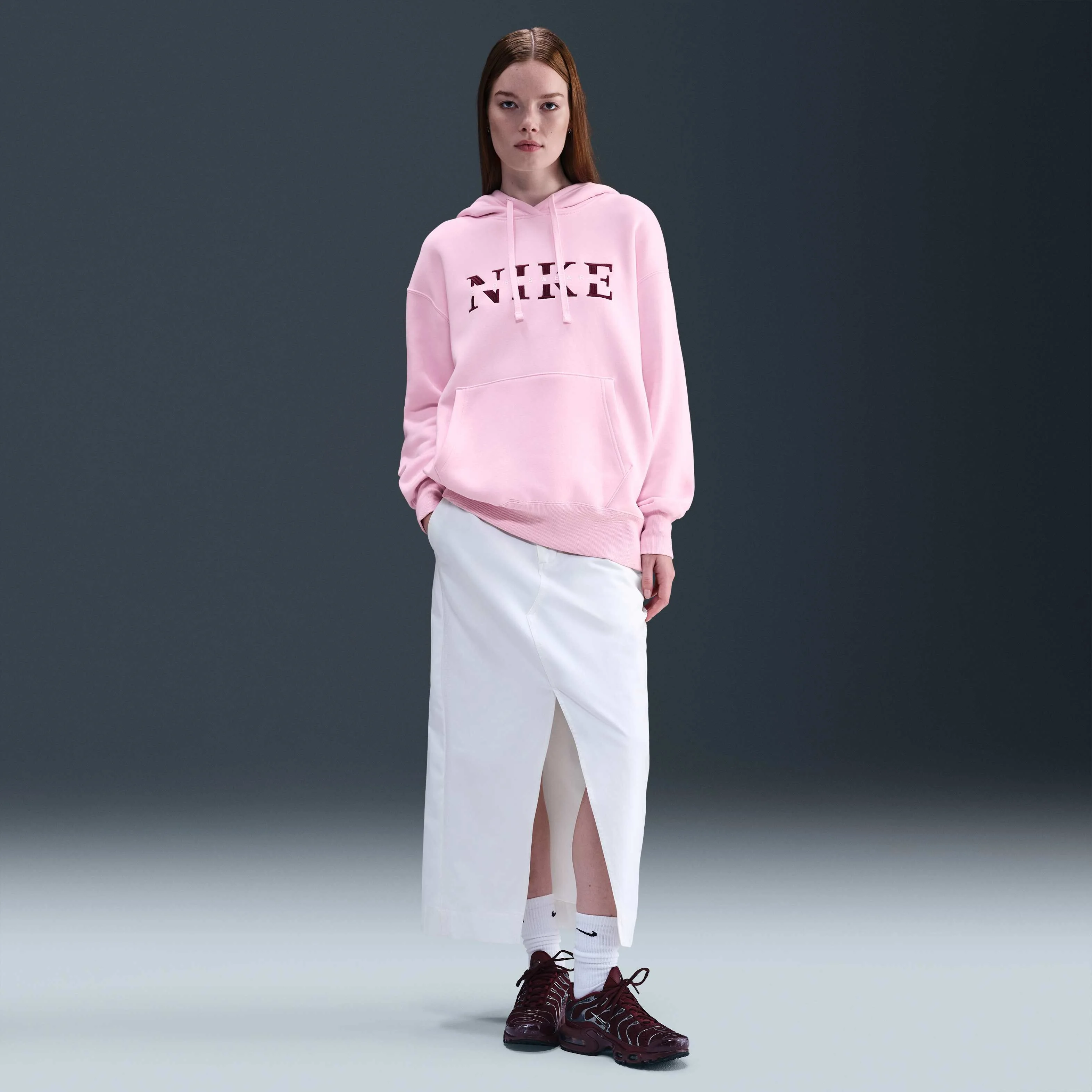 هودی زنانه نایکی اسپرتس ویر فونیکس فلیس اورسایز