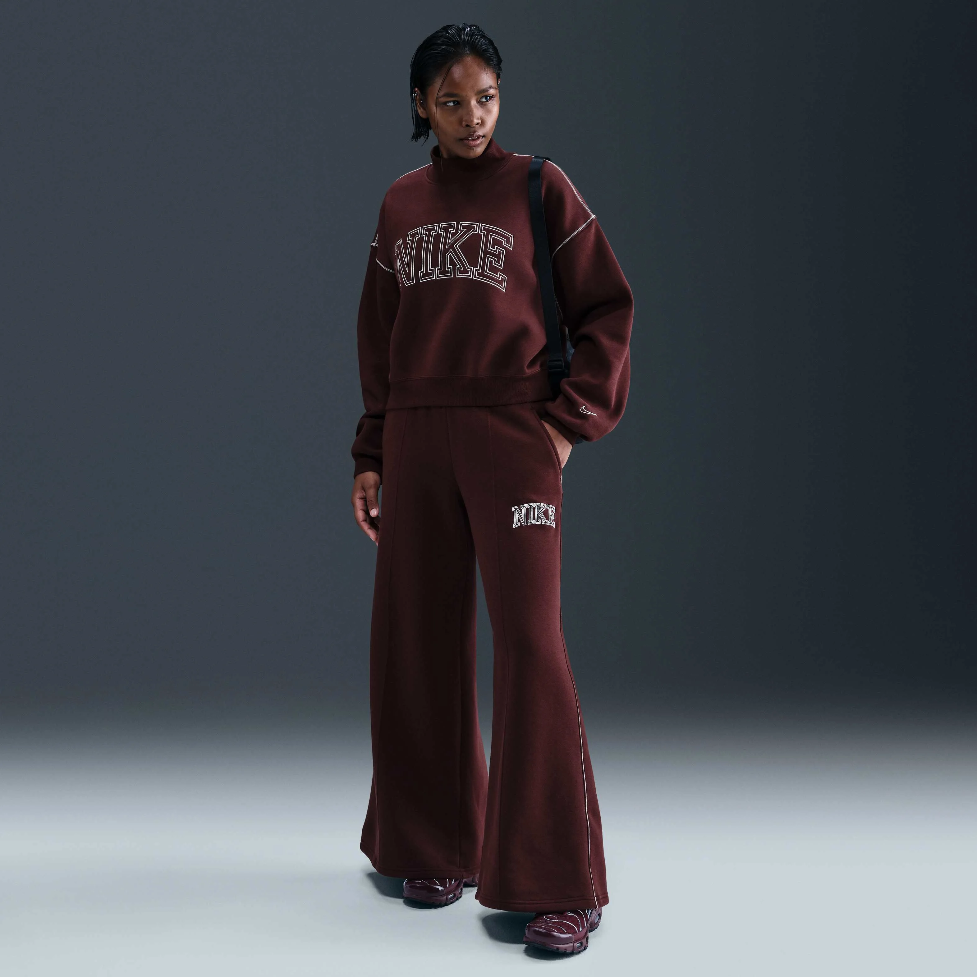 سویشرت زنانه یقه اسکی Nike Sportswear Phoenix Fleece