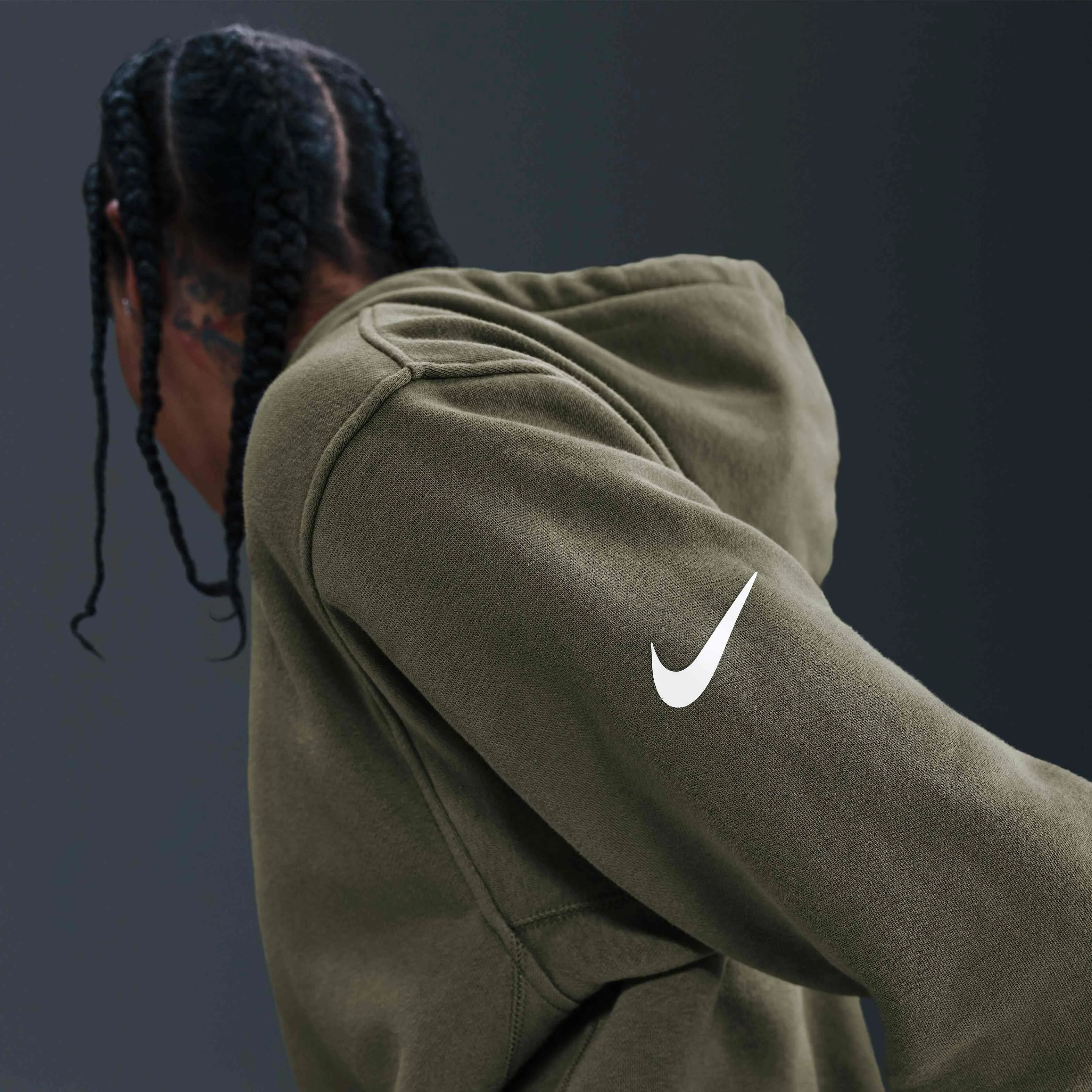 هودی بسکتبال پشمی سابرینا - زیتونی مدیوم/سفید هودی بسکتبال پشمی سابرینا - زیتونی مدیوم/سفید