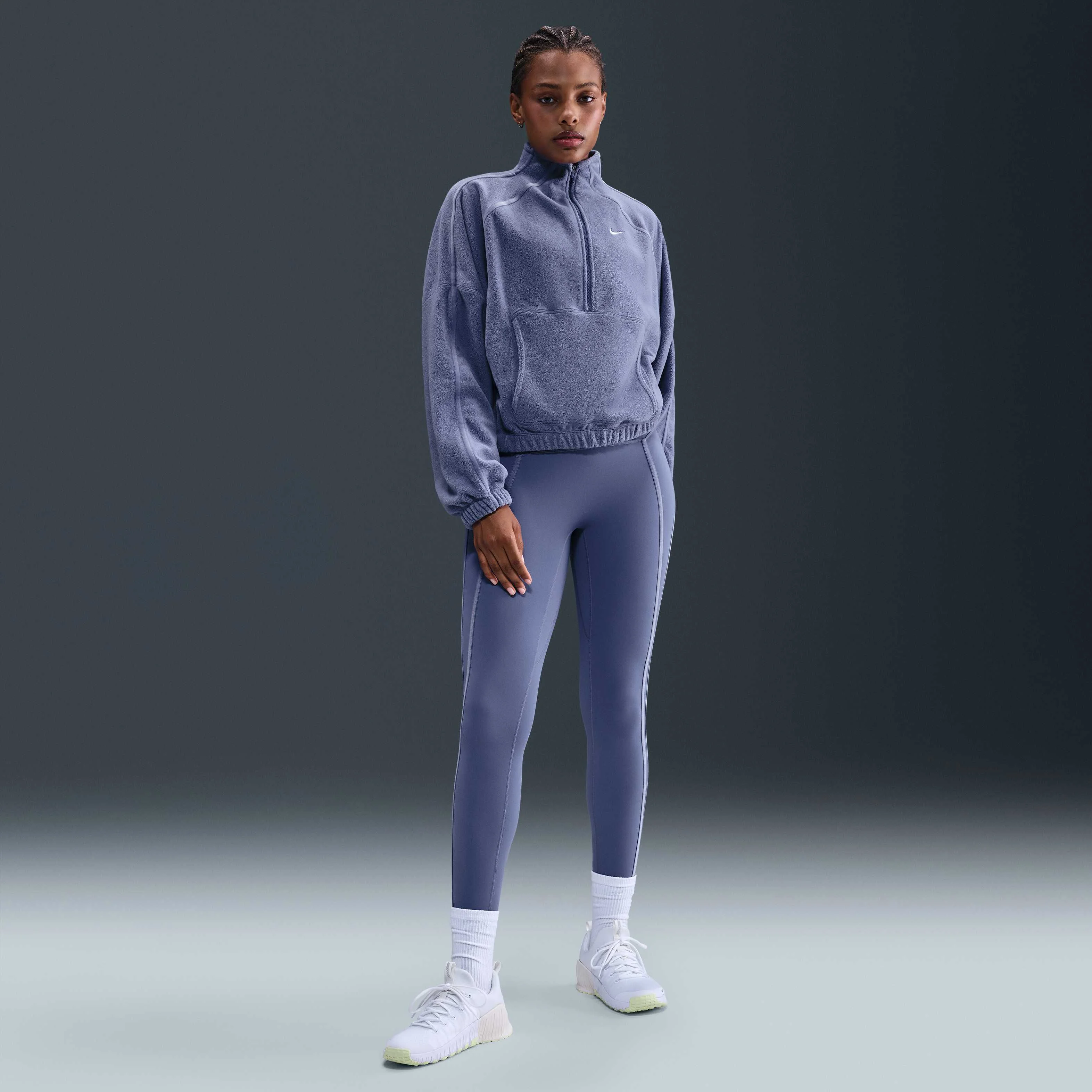 نیم تنه زیپدار زنانه نایکی وان Therma-FIT نیم تنه زیپدار زنانه نایکی وان Therma-FIT