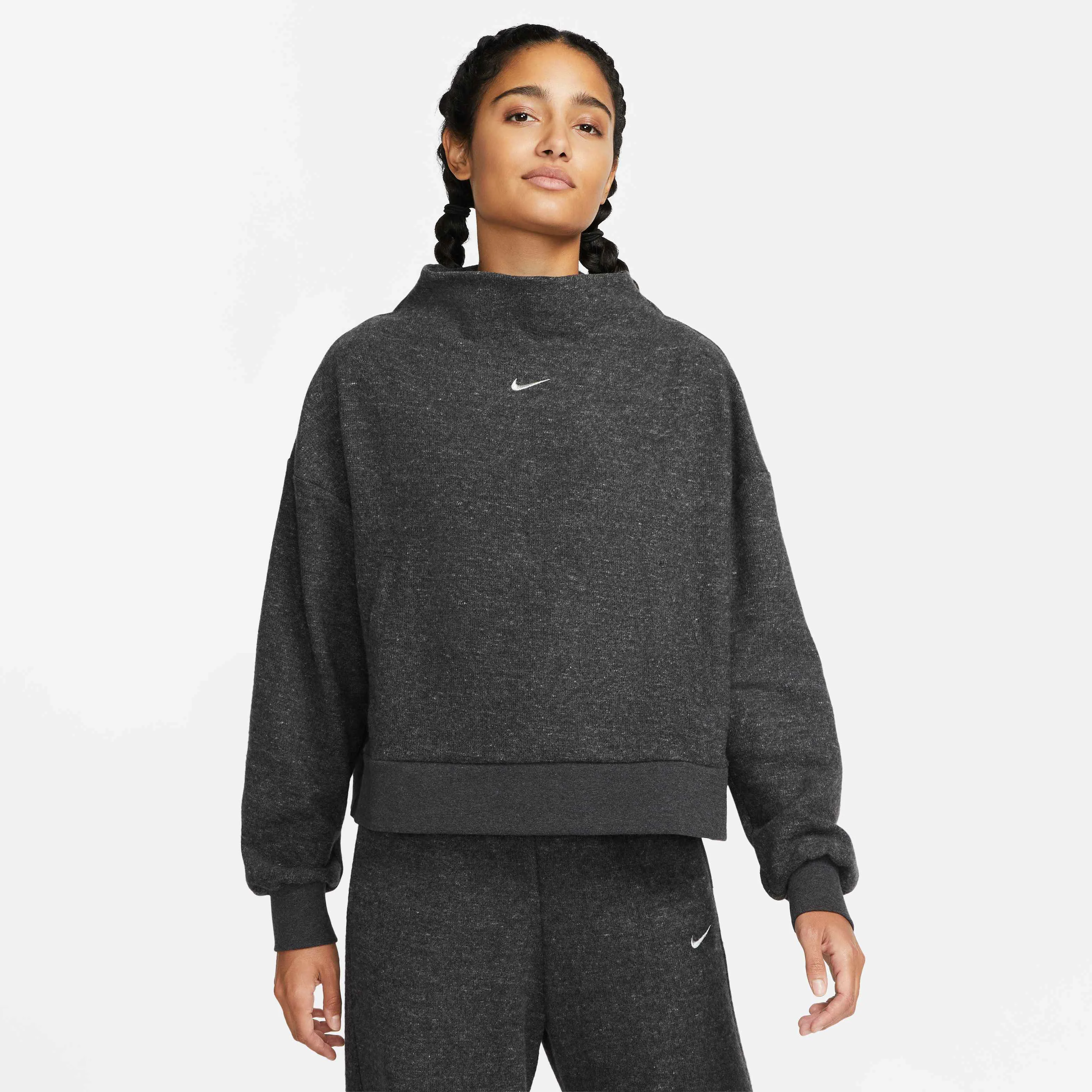 تاپ تمرینی زنانه یقه اسکی Nike Therma-FIT