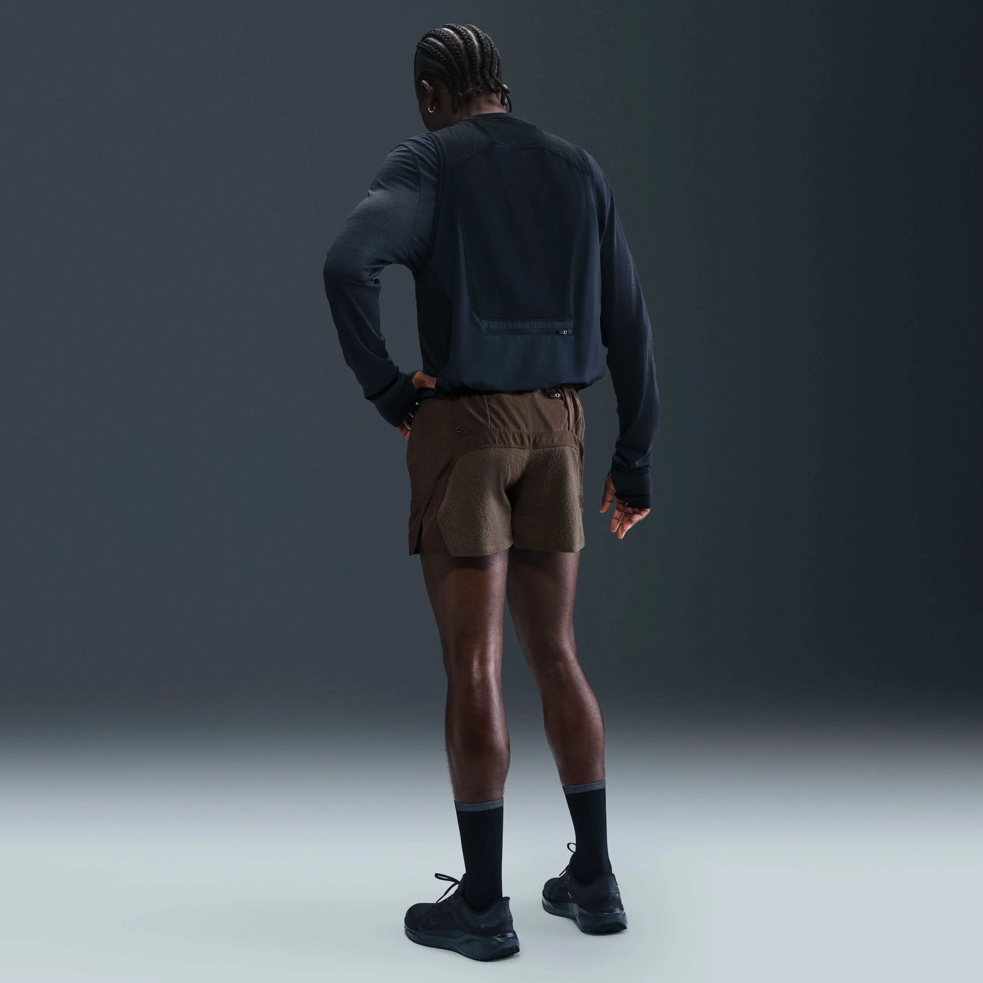 شورت ورزشی مردانه نایکی Run Dri-FIT ADV با طول تقریبی 12.5 سانتی متر