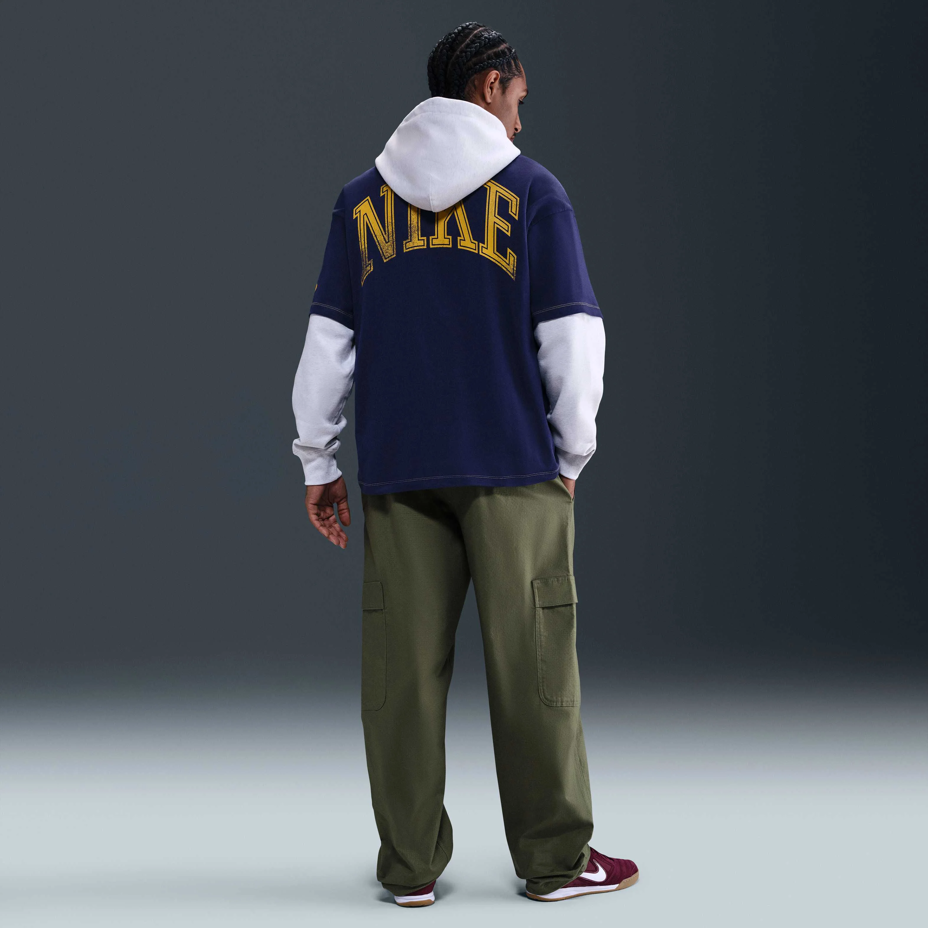 شلوار کارگو بافت مردانه نایکی اسپرتس ویر کلاب شلوار کارگو بافت مردانه نایکی اسپرتس ویر کلاب