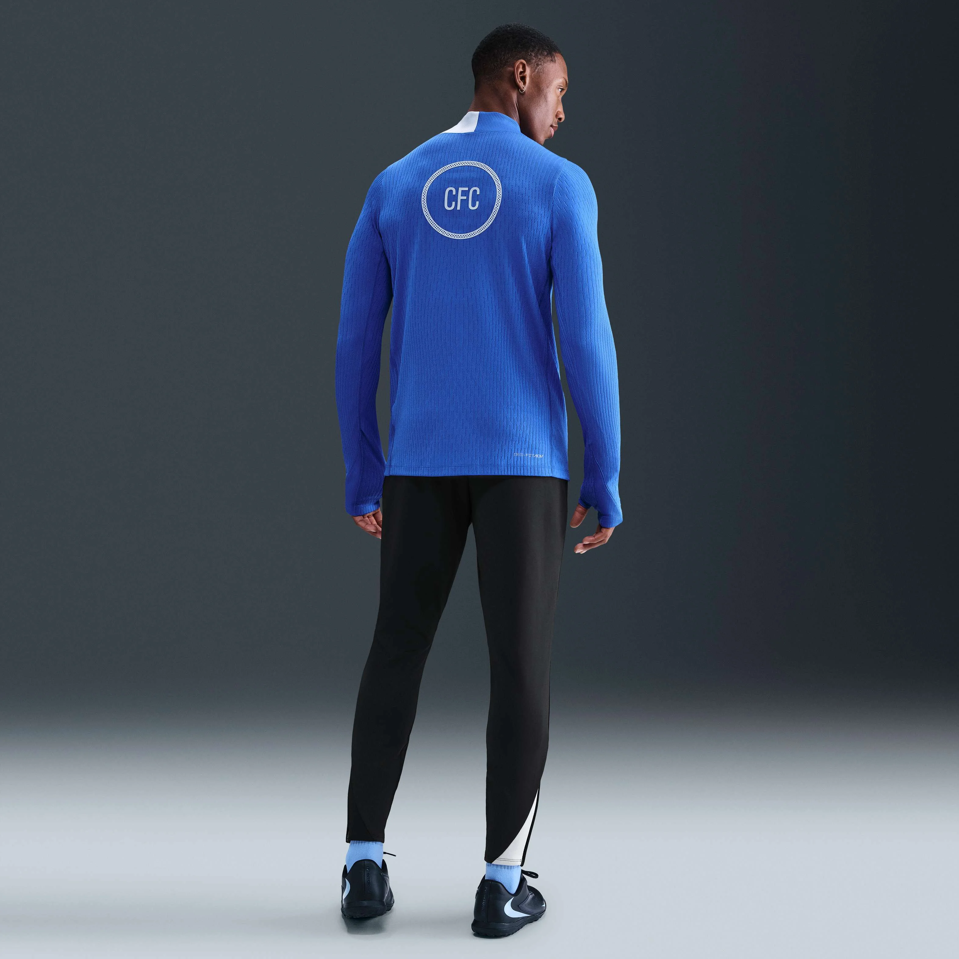 شلوار بافتنی مردانه نایکی درای-فیت چلسی اف.سی. استرایک تِرد توتال 90 مناسب فوتبال