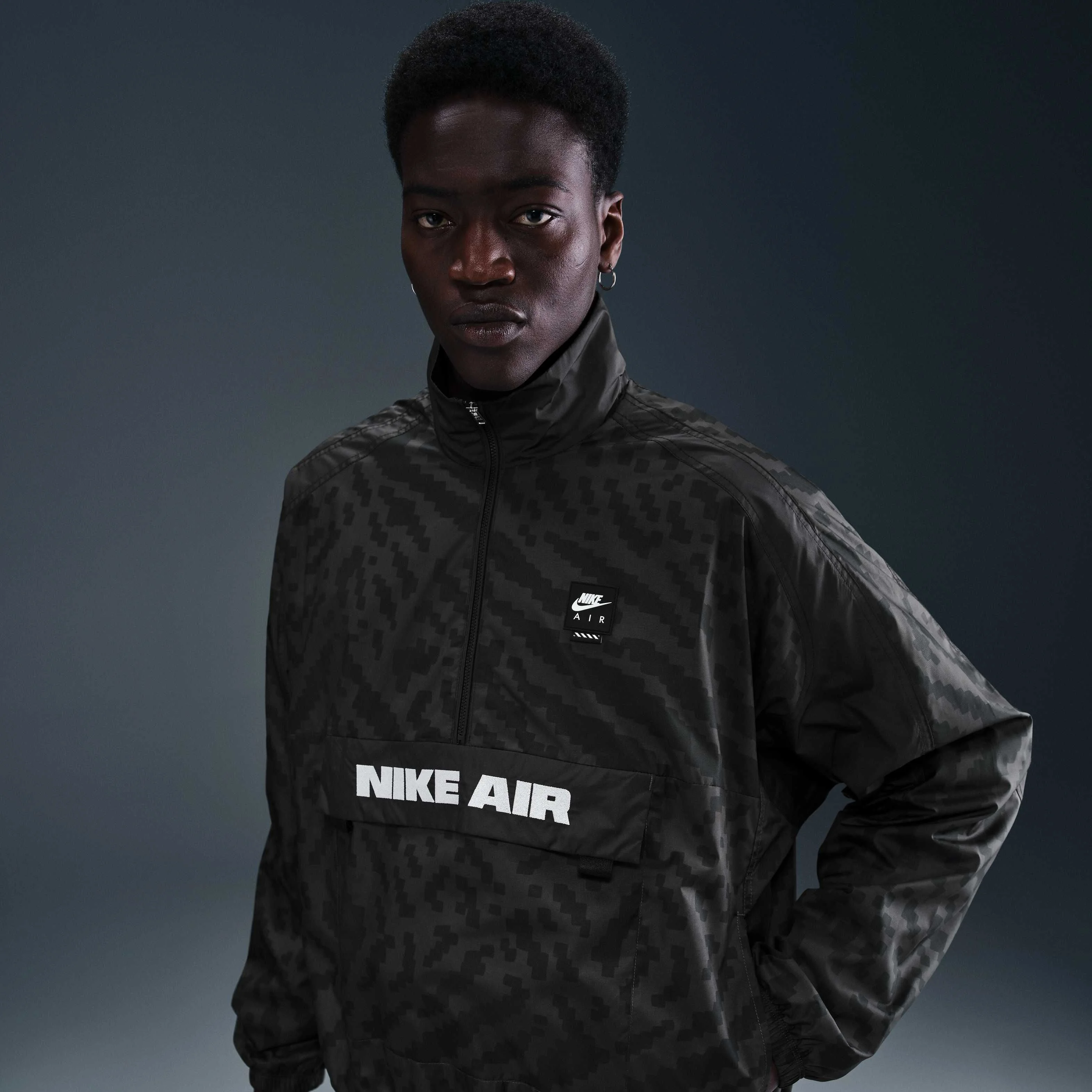 ژاکت نیم زیپ مردانه نایک ایر