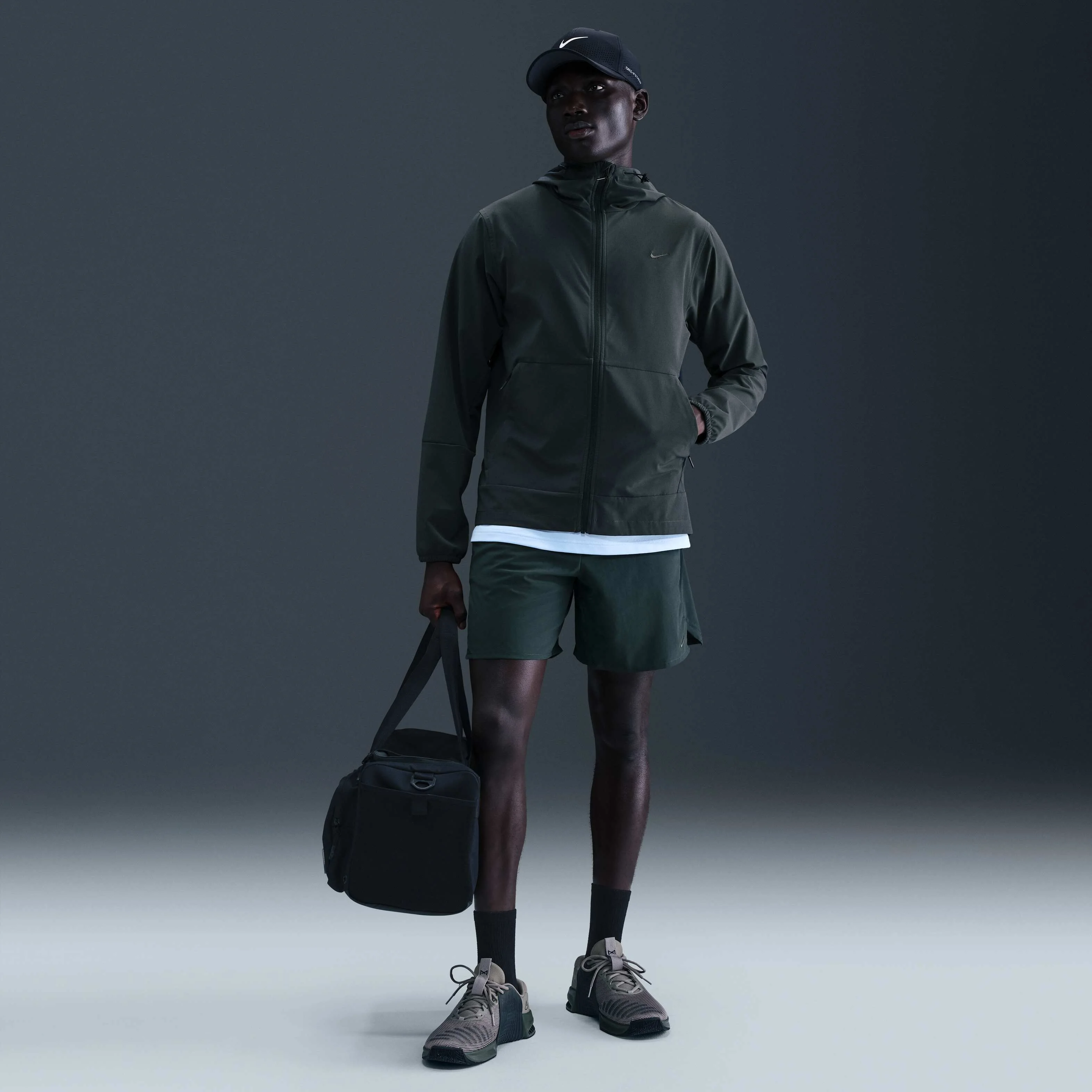 ژاکت چندمنظوره کلاه دار مردانه نایک Unlimited با قابلیت دفع آب