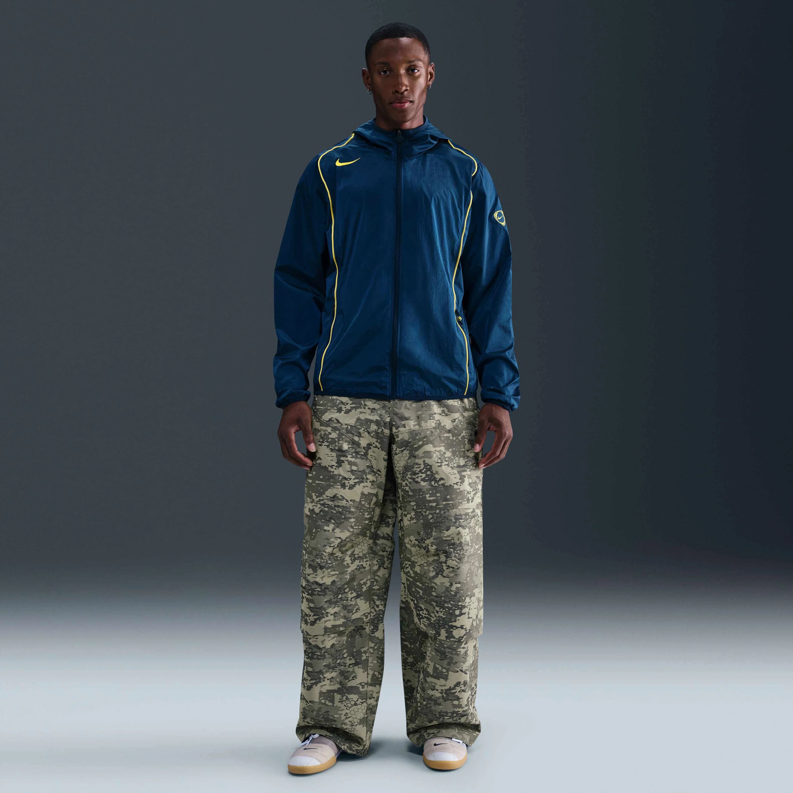 ژاکت تمام زیپ مردانه نایک توتال 90 مناسب فوتبال