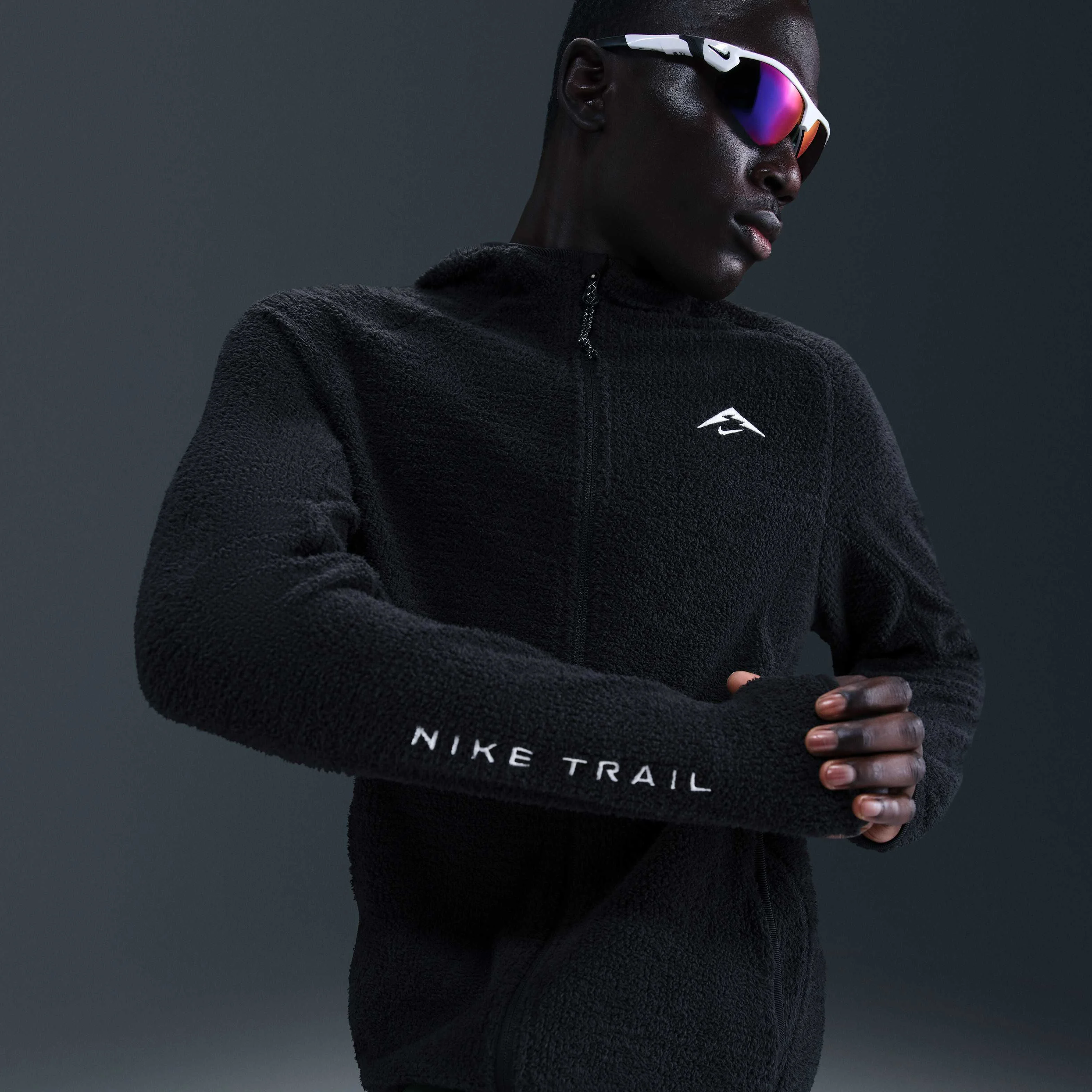 ژاکت دویدن مردانه نایک تریل Dri-FIT پشمی