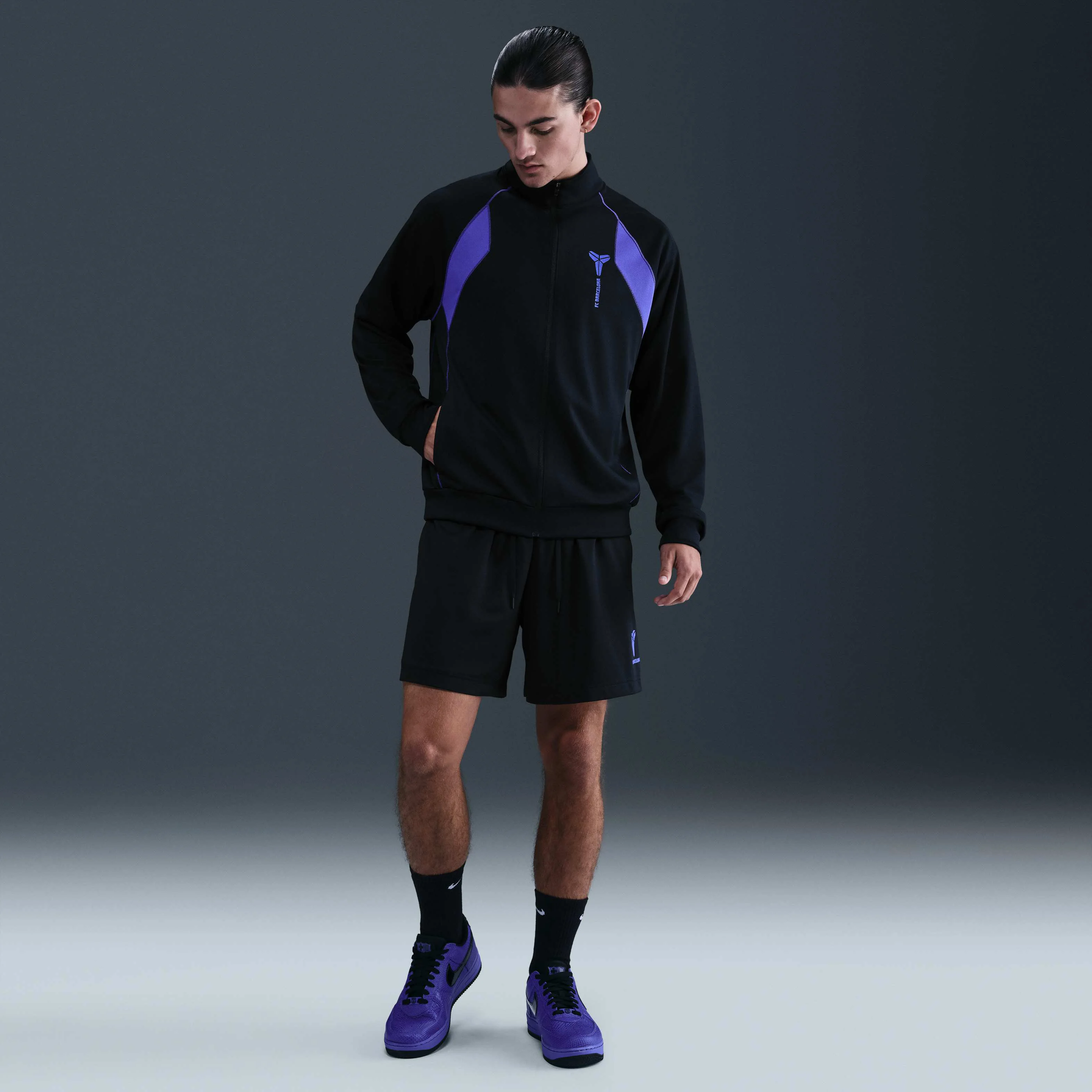 کاپشن ورزشی مردانه اف سی بارسلونا