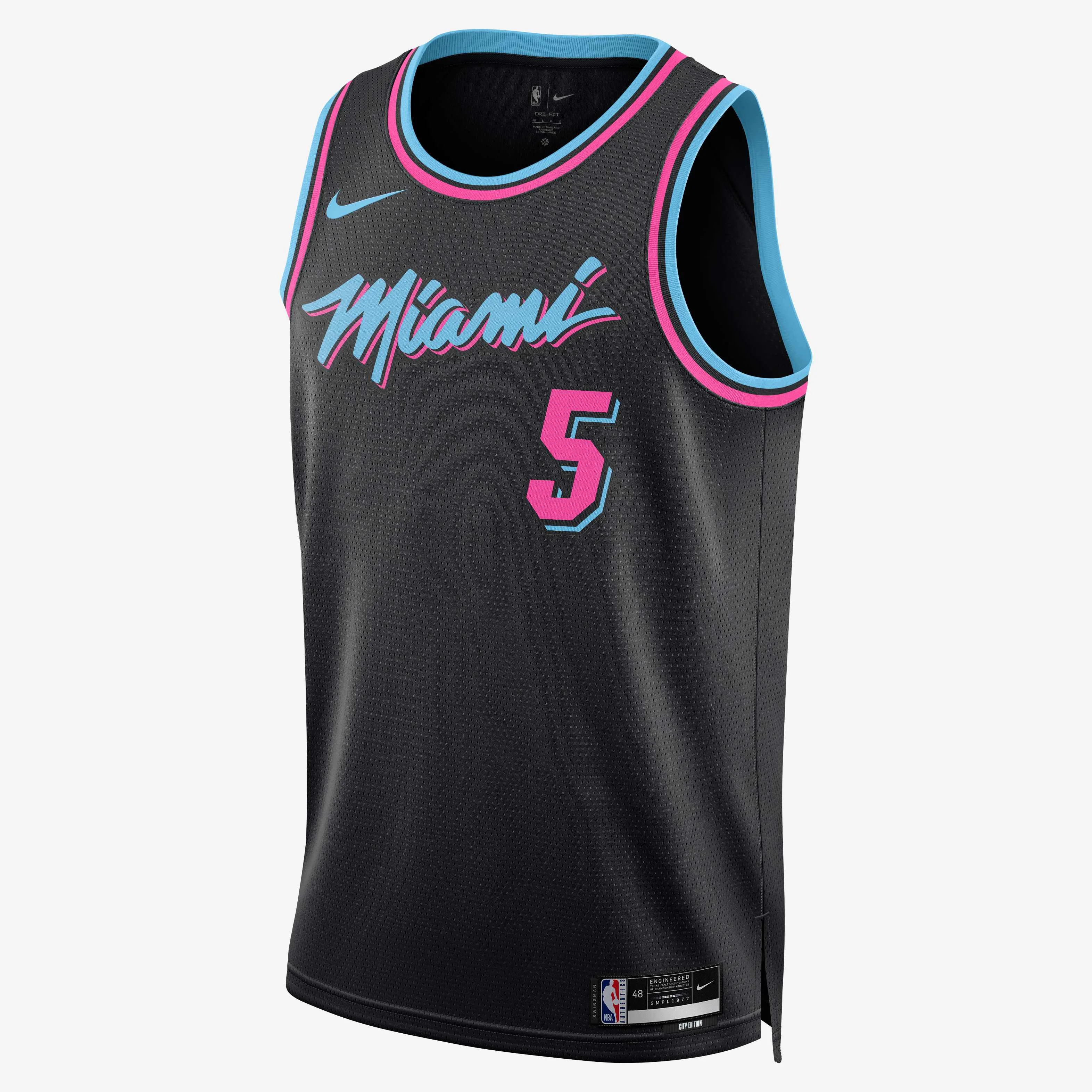 پیراهن ورزشی مردانه نیکولا یوکیچ Miami Heat City Edition Nike NBA Swingman - مشکی