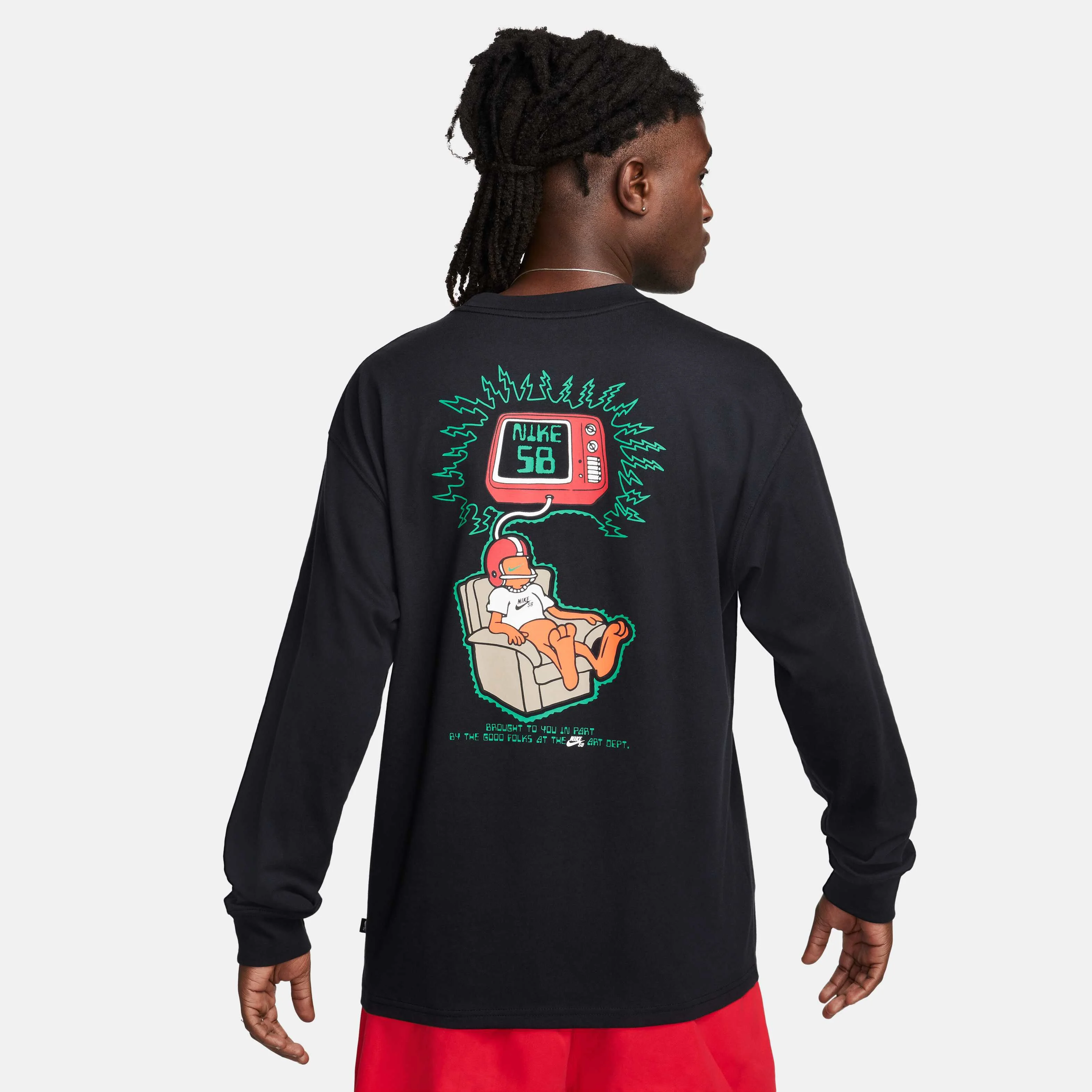 تی شرت آستین بلند اسکیت Nike SB Max90