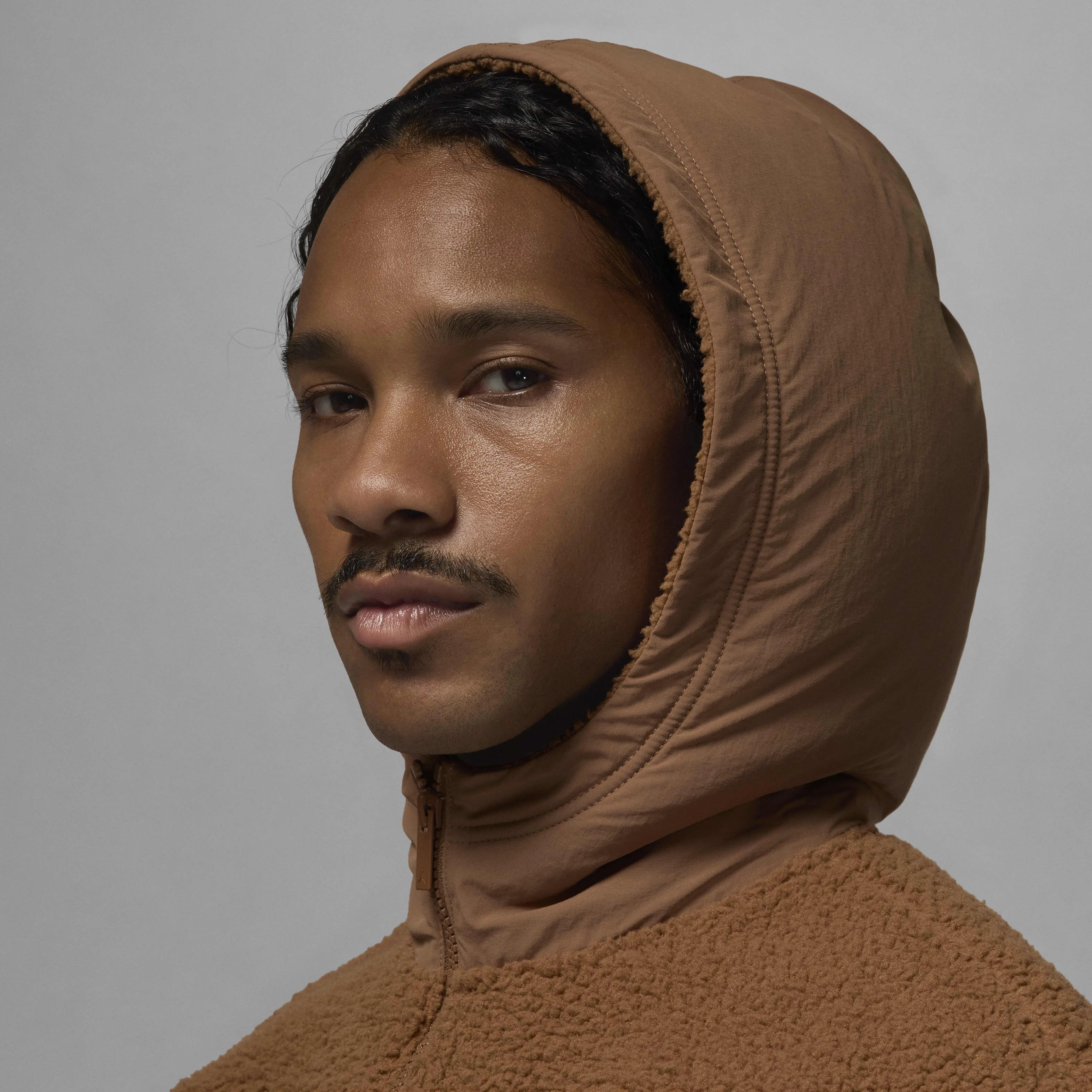 هودی پشمی مردانه جردن Flight - قهوه ای آرکئو