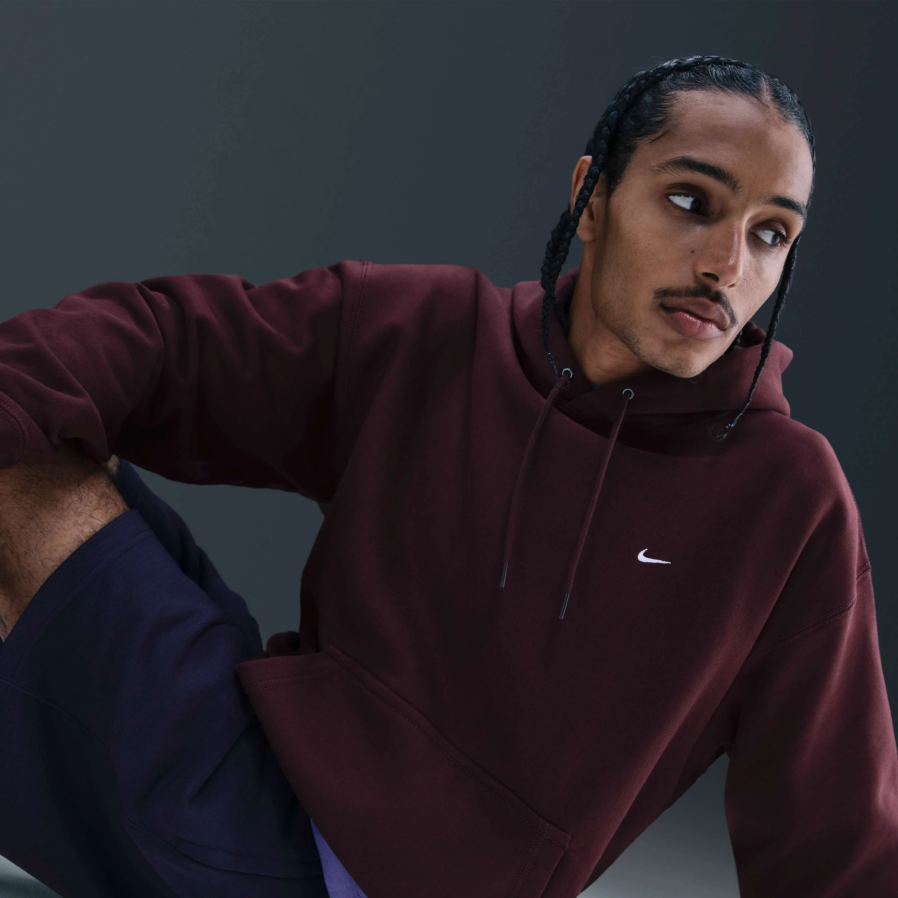 هودی مردانه نایک مدل Solo Swoosh - زرشکی/زرشکی/سفید هودی مردانه نایک مدل Solo Swoosh - زرشکی/زرشکی/سفید