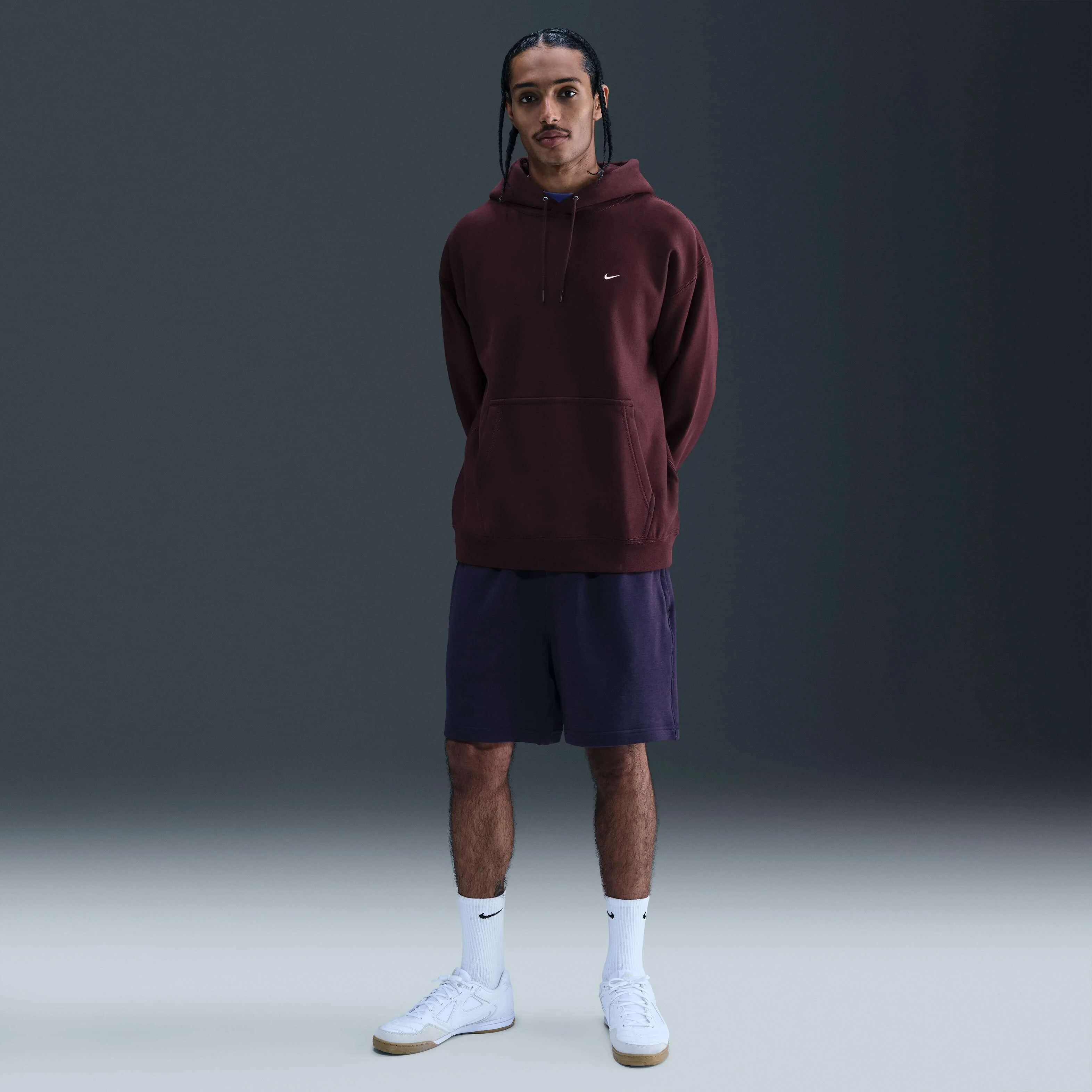 هودی مردانه نایک مدل Solo Swoosh - زرشکی/زرشکی/سفید هودی مردانه نایک مدل Solo Swoosh - زرشکی/زرشکی/سفید