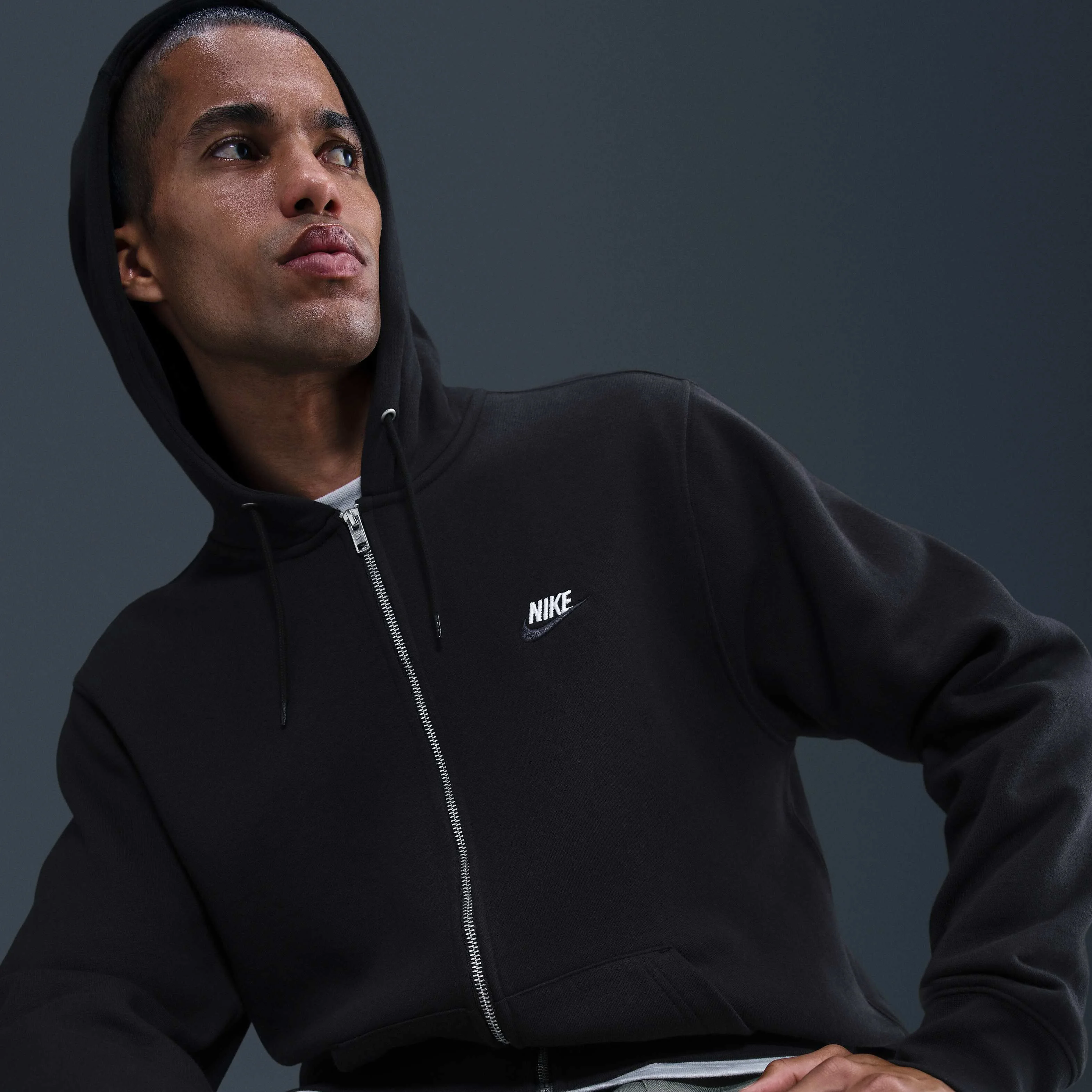 هودی پشمی نیم زیپ مردانه نایکی اسپرتسویر کلاب