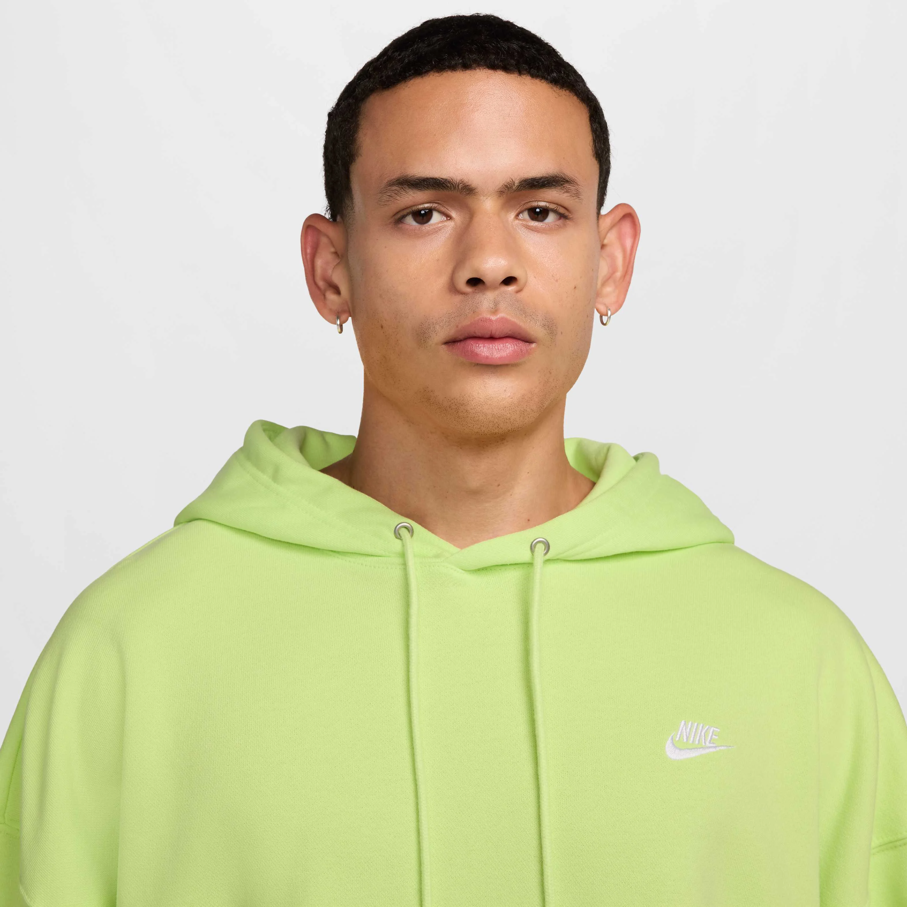 هودی مردانه نایکی کلوپ فلیس با پارچه حوله ای فرانسوی و سایز بزرگ