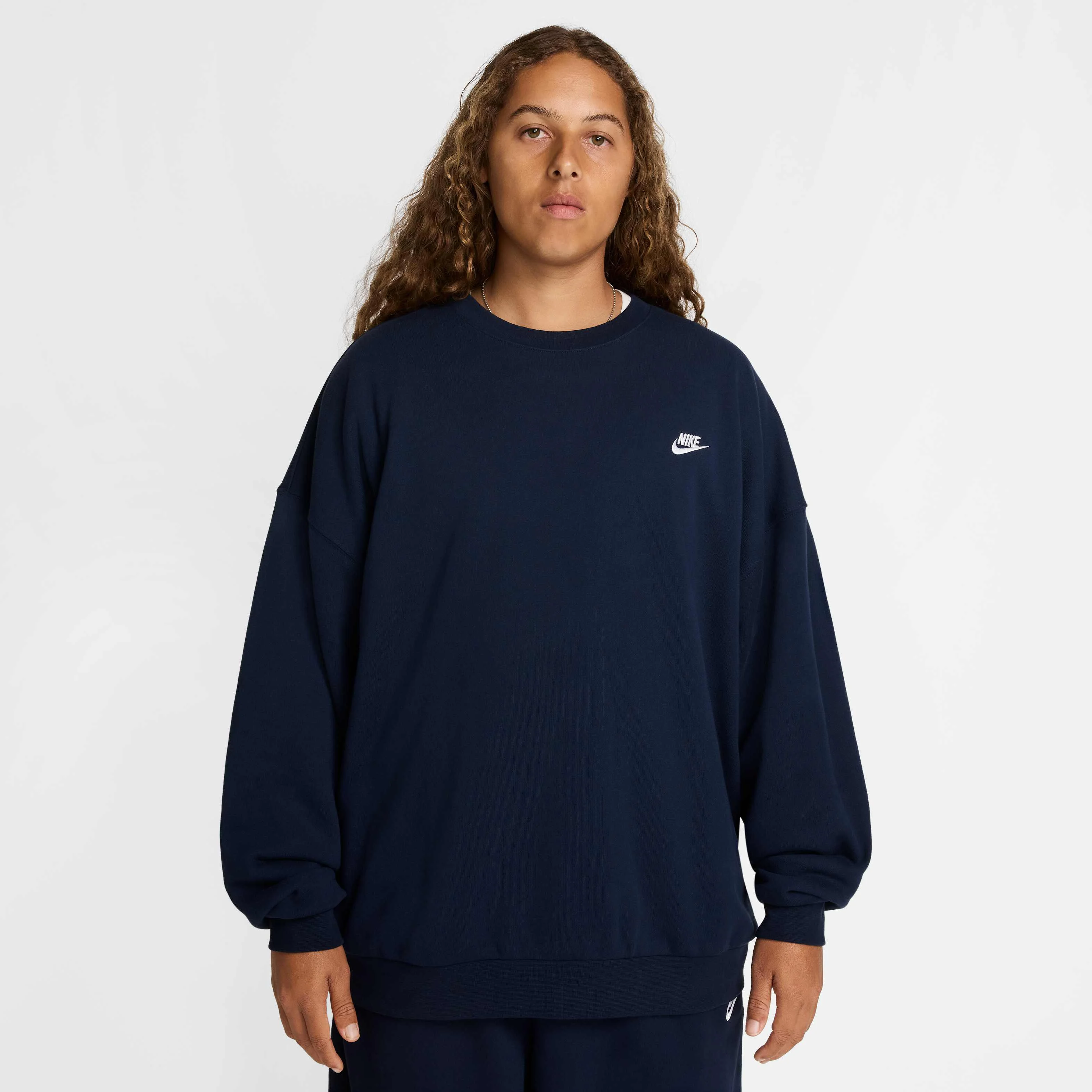 سویشرت مردانه نایکی Club Fleece مدل Oversized French Terry