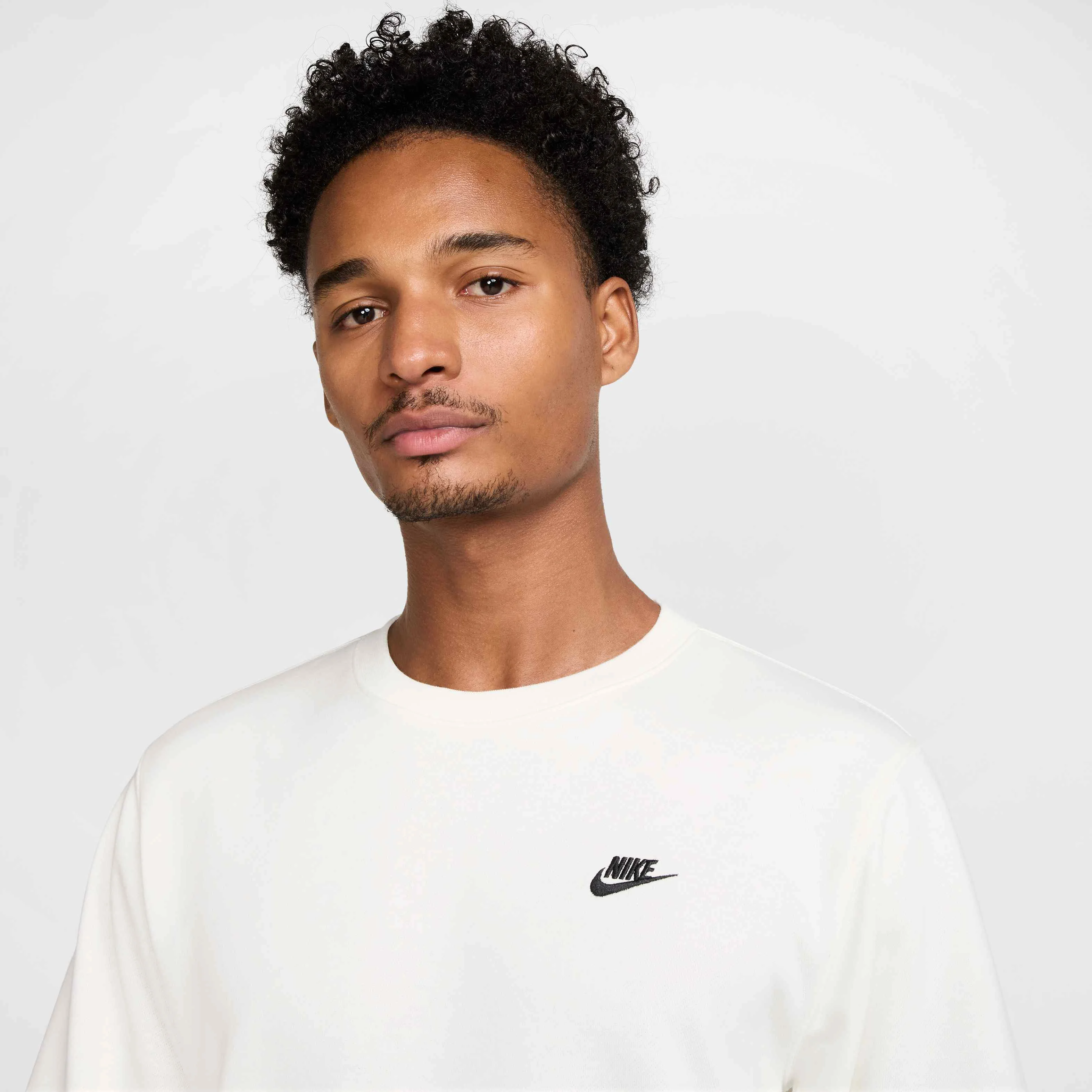 تی شرت آستین بلند مردانه نایکی مدل Club French Terry