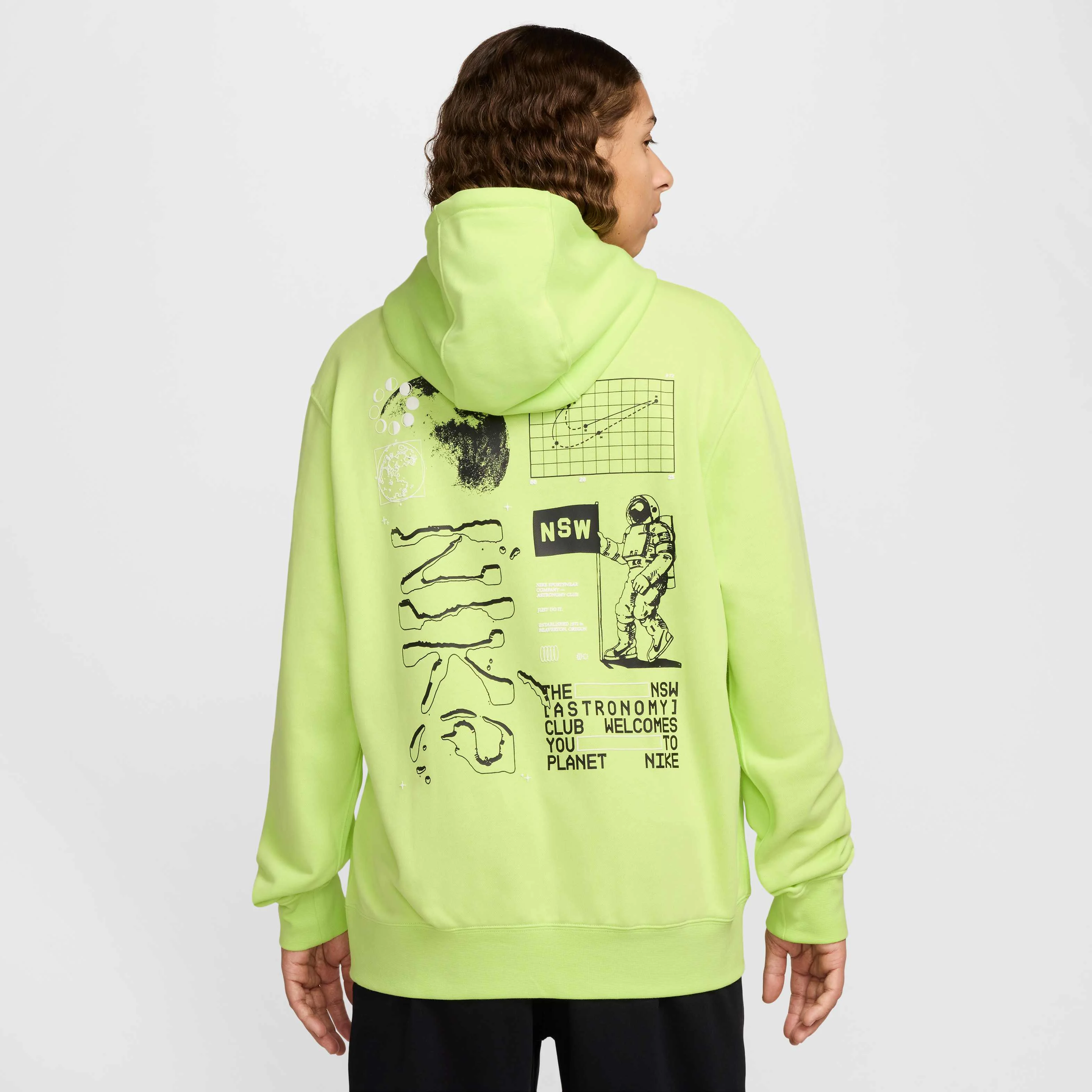 هودی مردانه نایکی مدل Club French Terry