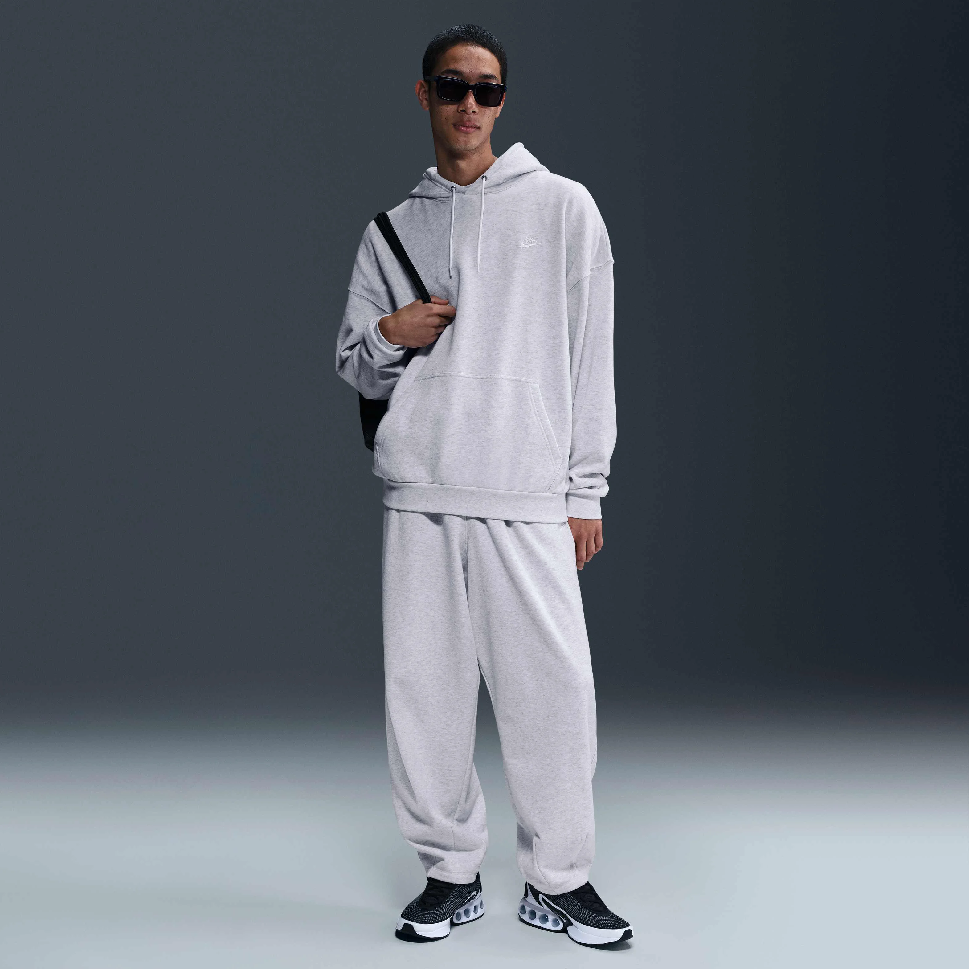 هودی پلوور مردانه نایکی Club Fleece با پارچه تری فرانسوی و سایز بزرگ