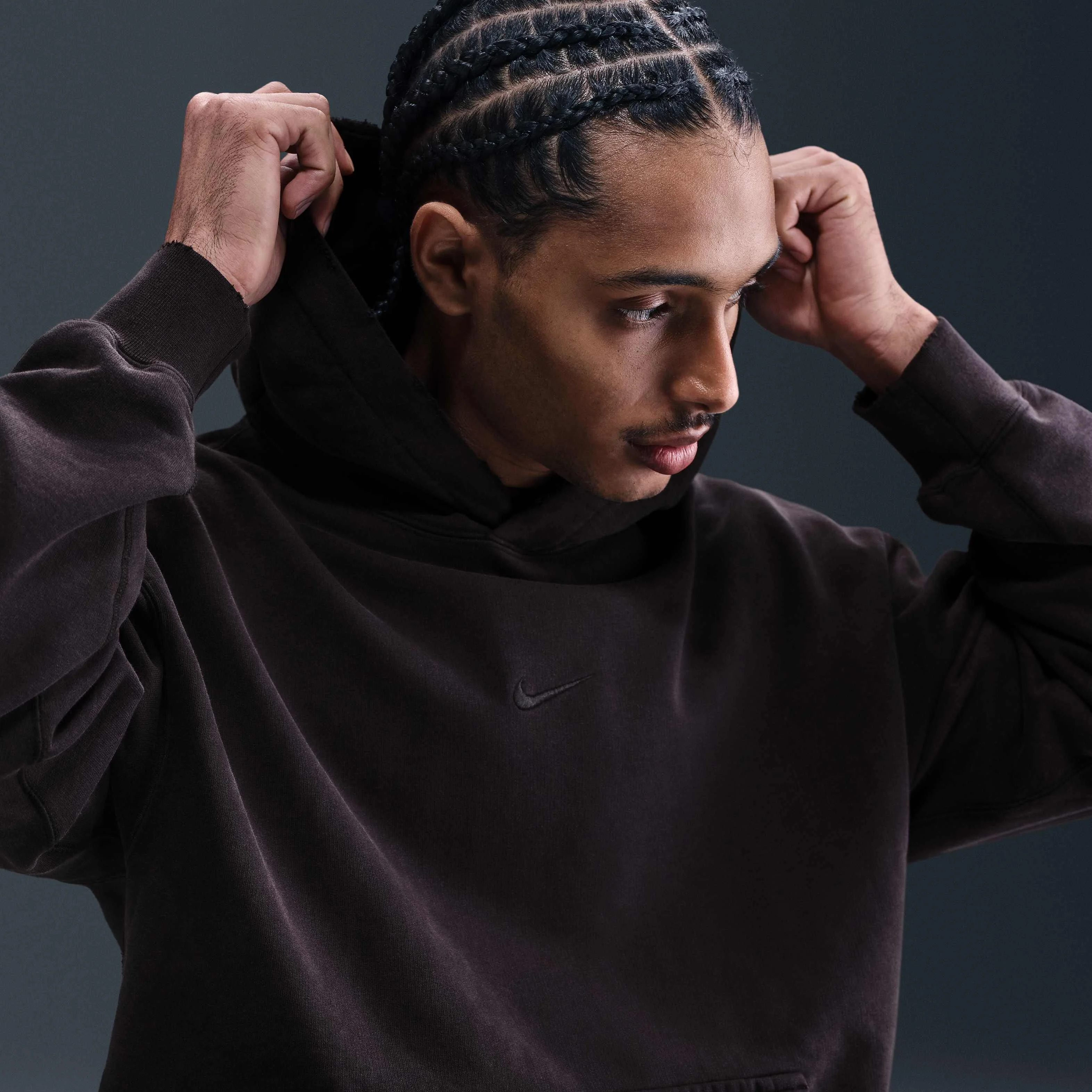 هودی مردانه نایک Solo Swoosh French Terry Pullover