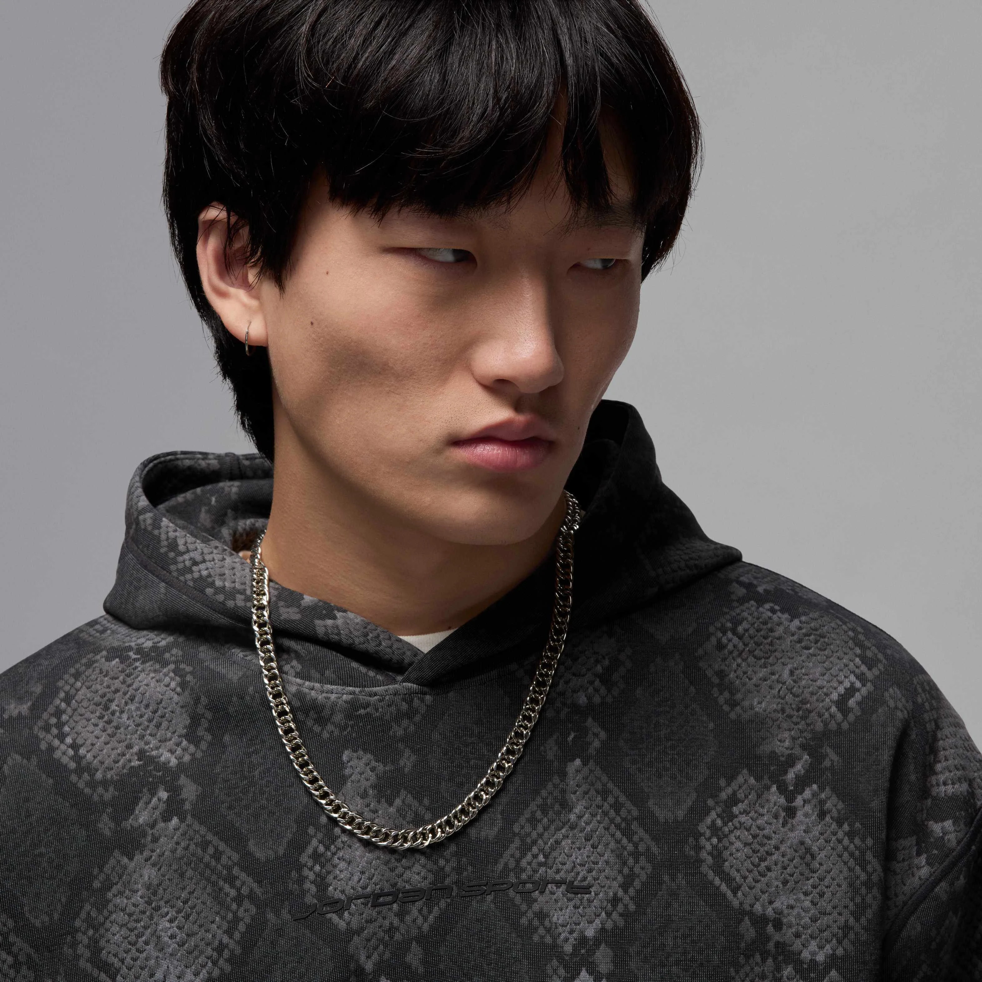 هودی مردانه پشمی ورزشی جردن با فناوری Dri-FIT و طرح چاپی