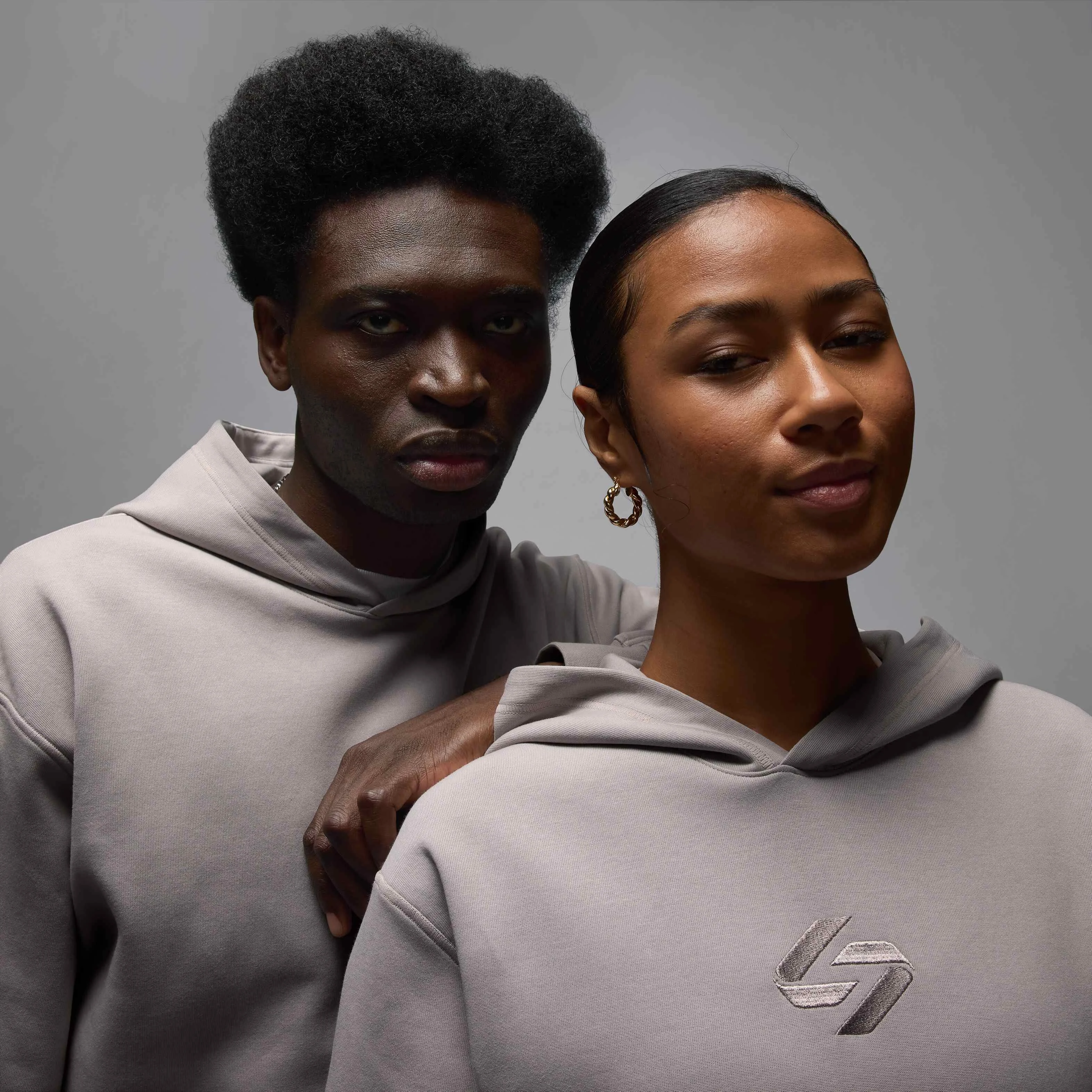 هودی پولیور مردانه لوکا Dri-FIT Fleece - خاکستری کالج/بنفش ایرانی