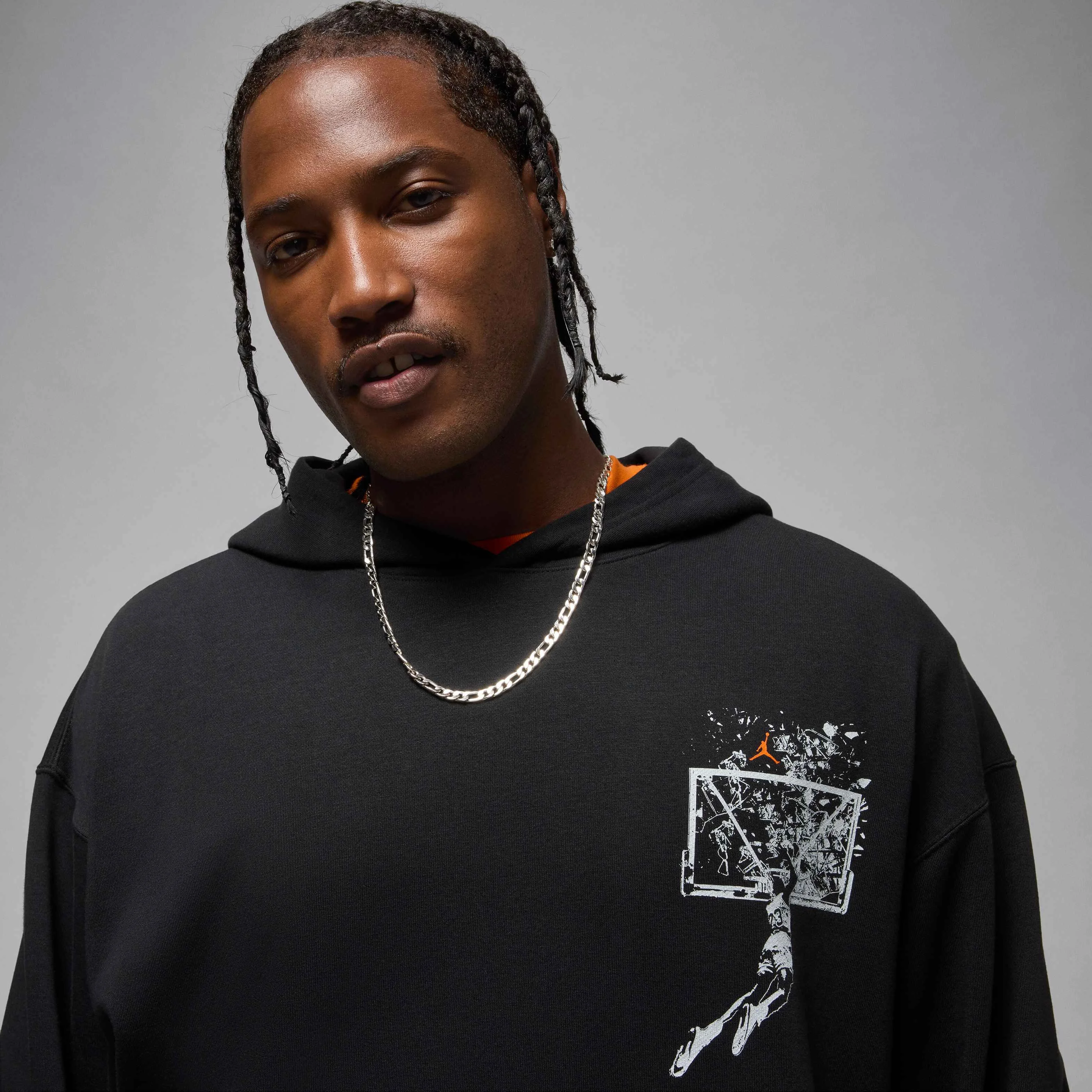 هودی مردانه اورسایز جردن بروکلین