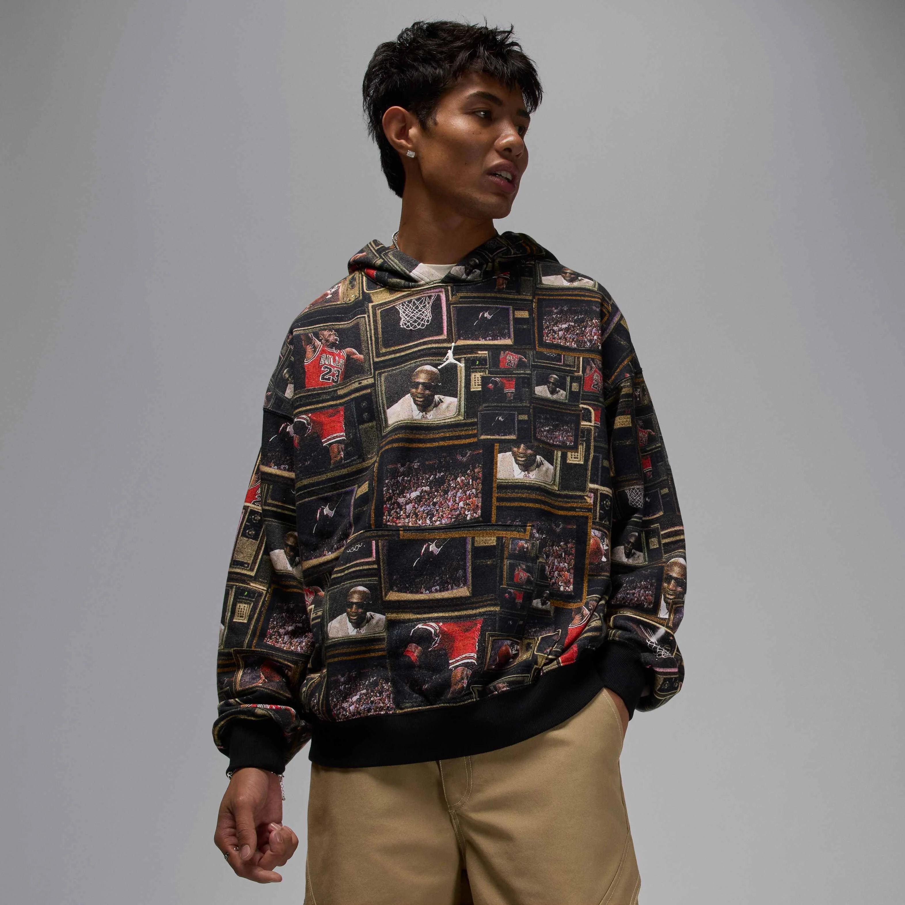 هودی مردانه پشمی طرحدار جردن بروکلین هودی مردانه پشمی طرحدار جردن بروکلین