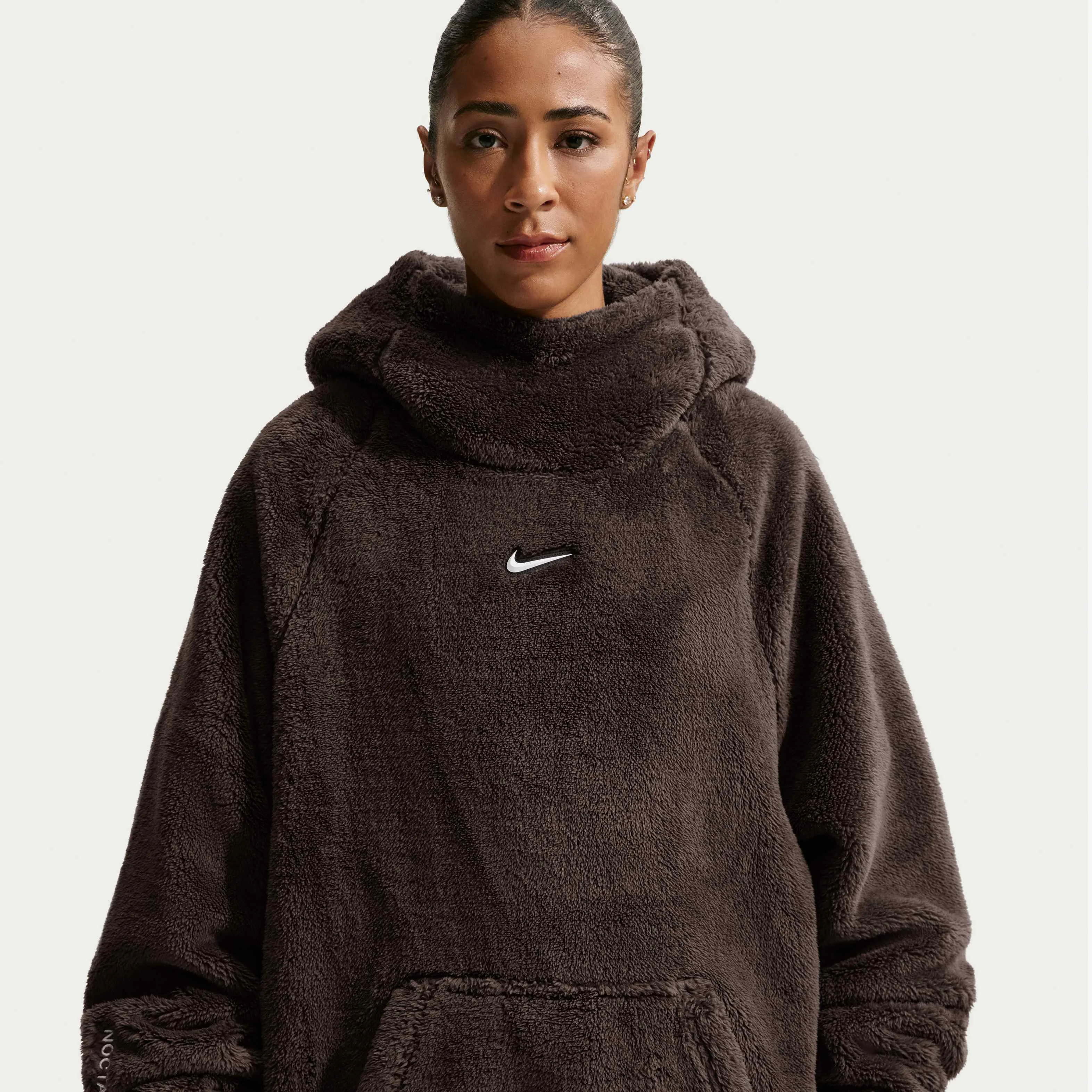 تاپ پلار شاله نوکتا - قهوه ای باروک/سفید سامیت