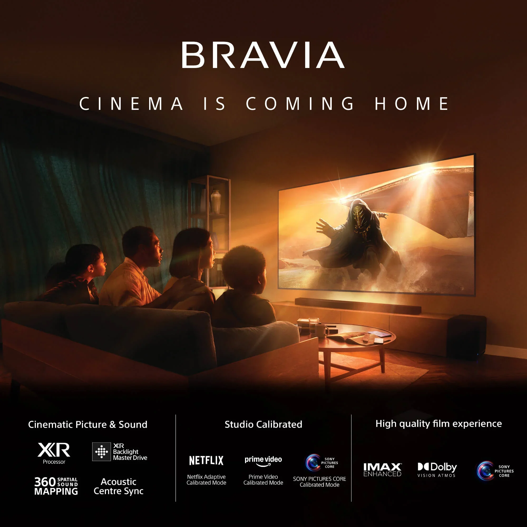 سونی | BRAVIA 5 | 55 اینچ | پردازنده XR | Mini LED | 4K Ultra HD | محدوده دینامیکی بالا (HDR) | تلویزیون هوشمند (Google TV)