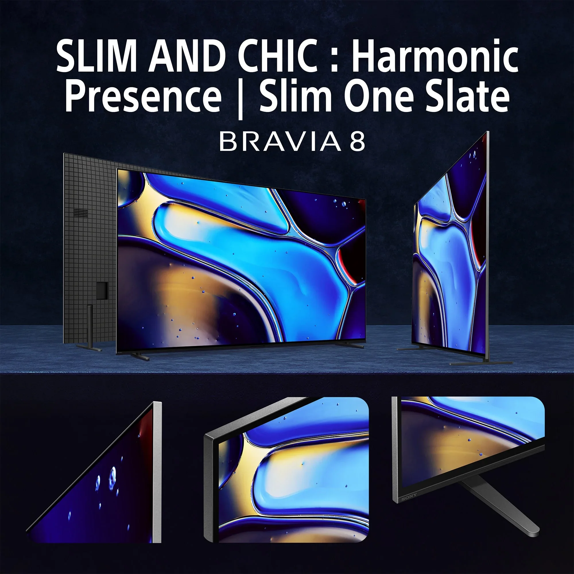 سونی | BRAVIA 8 | سایز 55 اینچ | XR-OLED | پردازنده XR | ویژگی های انحصاری برای بازی PS5 | تلویزیون هوشمند 4K HDR Dolby Vision (Google TV) | مدل 2024
