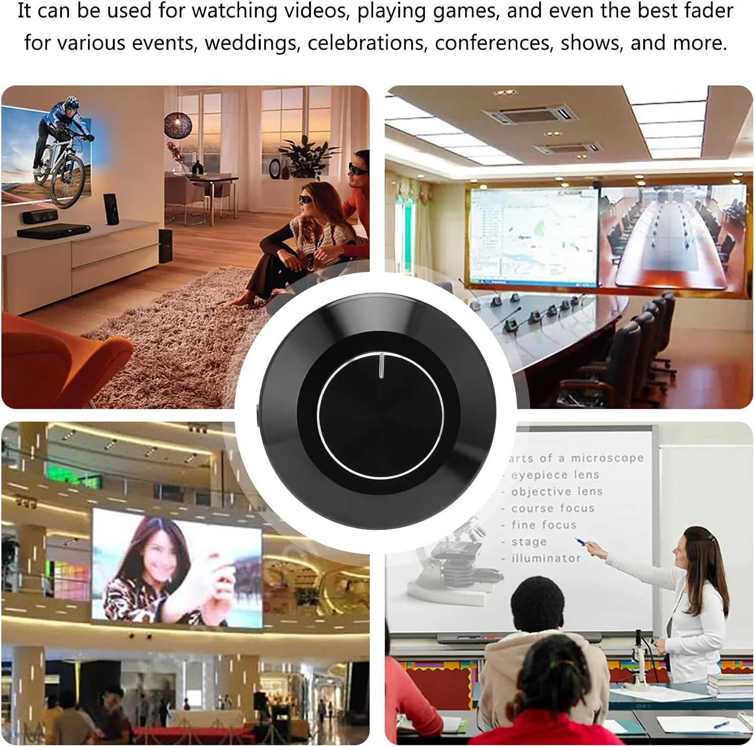 کنترل کننده صدا 3.5 میلی متری Bewinner - دکمه کنترل صدای قابل تنظیم و جمع و جور برای بلندگوهای رایانه شخصی، هدفون و دستگاه های بازی