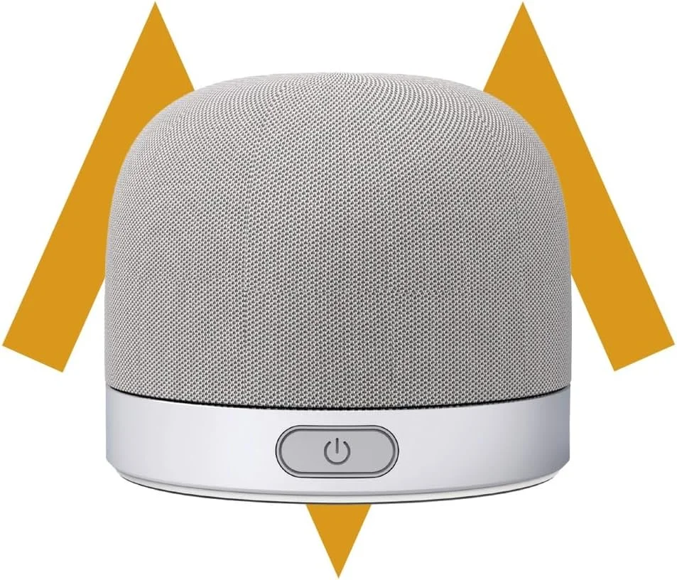 اسپیکر مغناطیسی بی‌سیم 7MD مدل V5.4 - اسپیکر بلوتوثی قابل حمل، صدای فراگیر 360 درجه، TWS دو کاناله، شارژ USB C، 4 ساعت پخش، اسپیکر مغناطیسی کوچک برای مسافرت، استفاده در فضای باز و داخلی