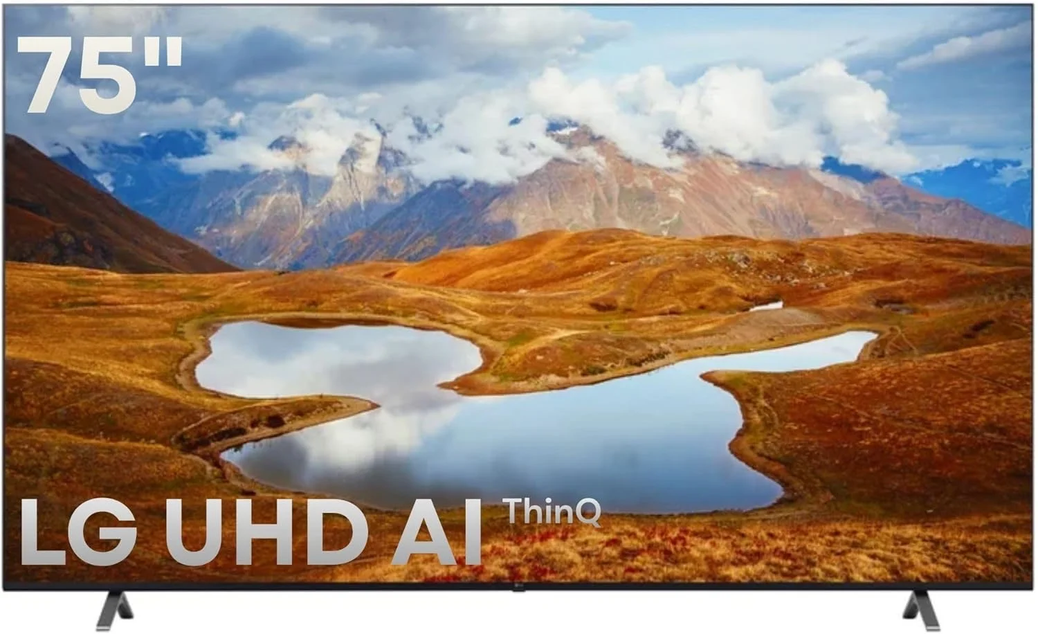 تلویزیون هوشمند 75 اینچ ال‌جی UR801 4K UHD | پردازنده α5 Gen6 AI، HDR10 PRO و HLG، ThinQ AI، webOS 23، ریموت جادویی، بهینه‌ساز، بلوتوث، Wi-Fi، HDMI eARC – ایده‌آل برای فیلم، بازی و سرگرمی خانگی