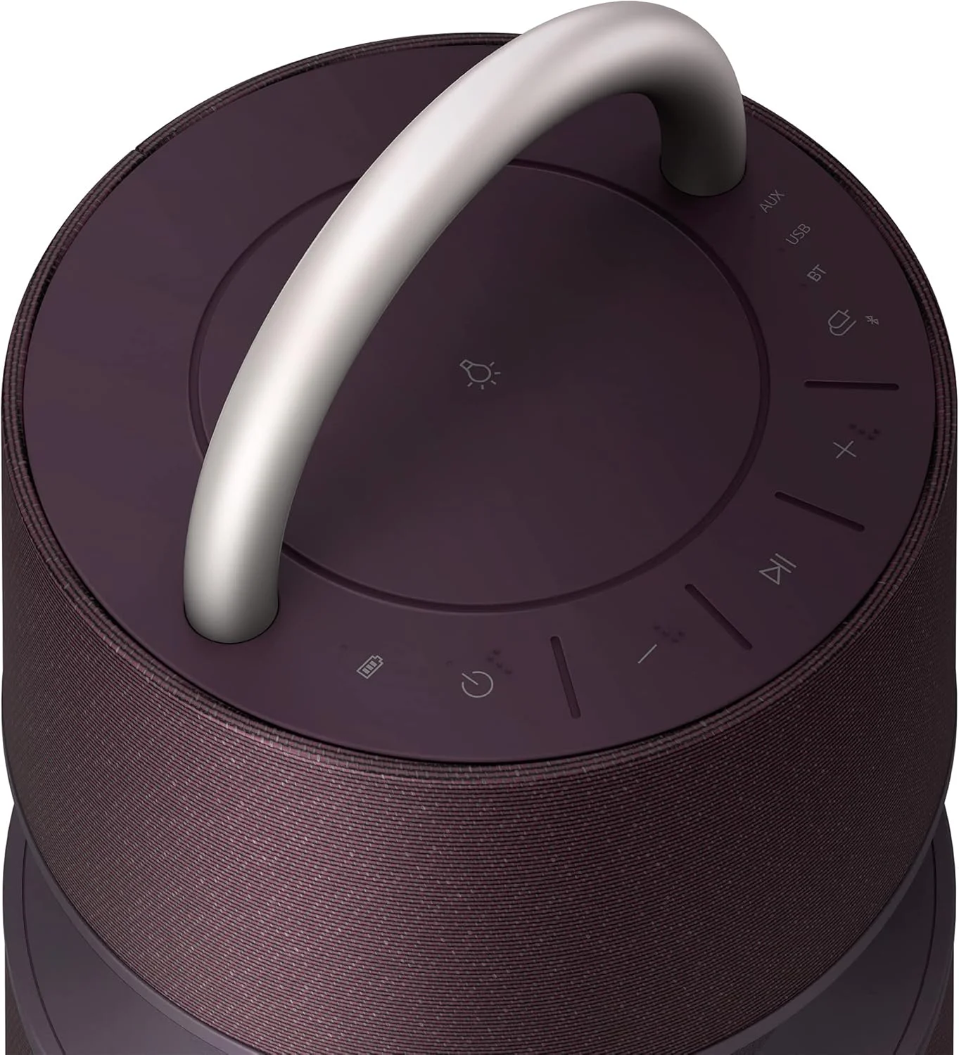 اسپیکر بلوتوثی قابل حمل ال‌جی XBOOM 360 RP4 با صدای 360 درجه و نورپردازی - مشکی