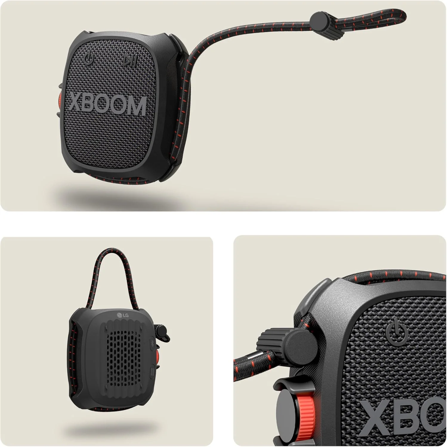 اسپیکر بلوتوثی قابل حمل کوچک الجی XBOOM Go XG2 - بسته دوتایی، مقاوم در برابر آب، قابل حمل برای فضای باز، عمر باتری تا 10 ساعت، 5 وات، با پخش موسیقی بیسیم اسپیکر بلوتوثی قابل حمل کوچک الجی XBOOM Go XG2 - بسته دوتایی، مقاوم در برابر آب، قابل حمل برای فضای باز، عمر باتری تا 10 ساعت، 5 وات، با پخش موسیقی بیسیم