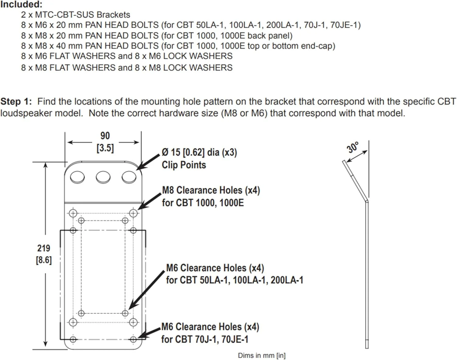 براکت آویز JBL Professional MTC-CBT-SUS3-WH برای بلندگوهای CBT، سفید براکت آویز JBL Professional MTC-CBT-SUS3-WH برای بلندگوهای CBT، سفید
