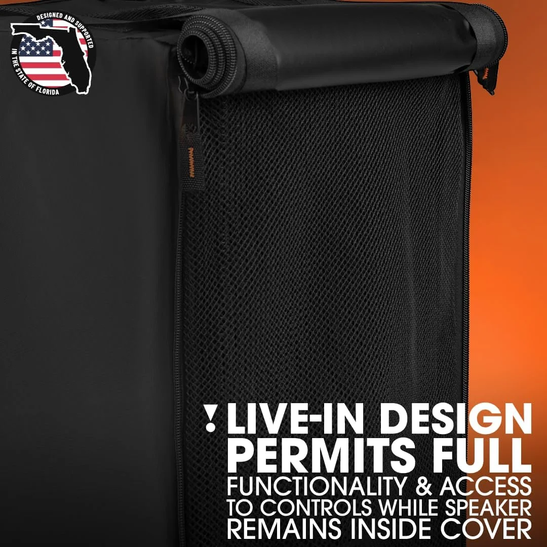 کاور مقاوم در برابر آب سری JBL Bags PRX900، طراحی شده برای بلندگوی 12 اینچی JBL PRX 912