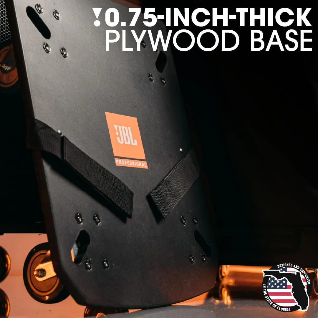 کیت تخته چرخ دار سنگین JBL Bags سری PRX900 برای کیس اسپیکر ساب ووفر 18 اینچی JBL PRX 918XLF (PRX918XLF-CASTERBRD)