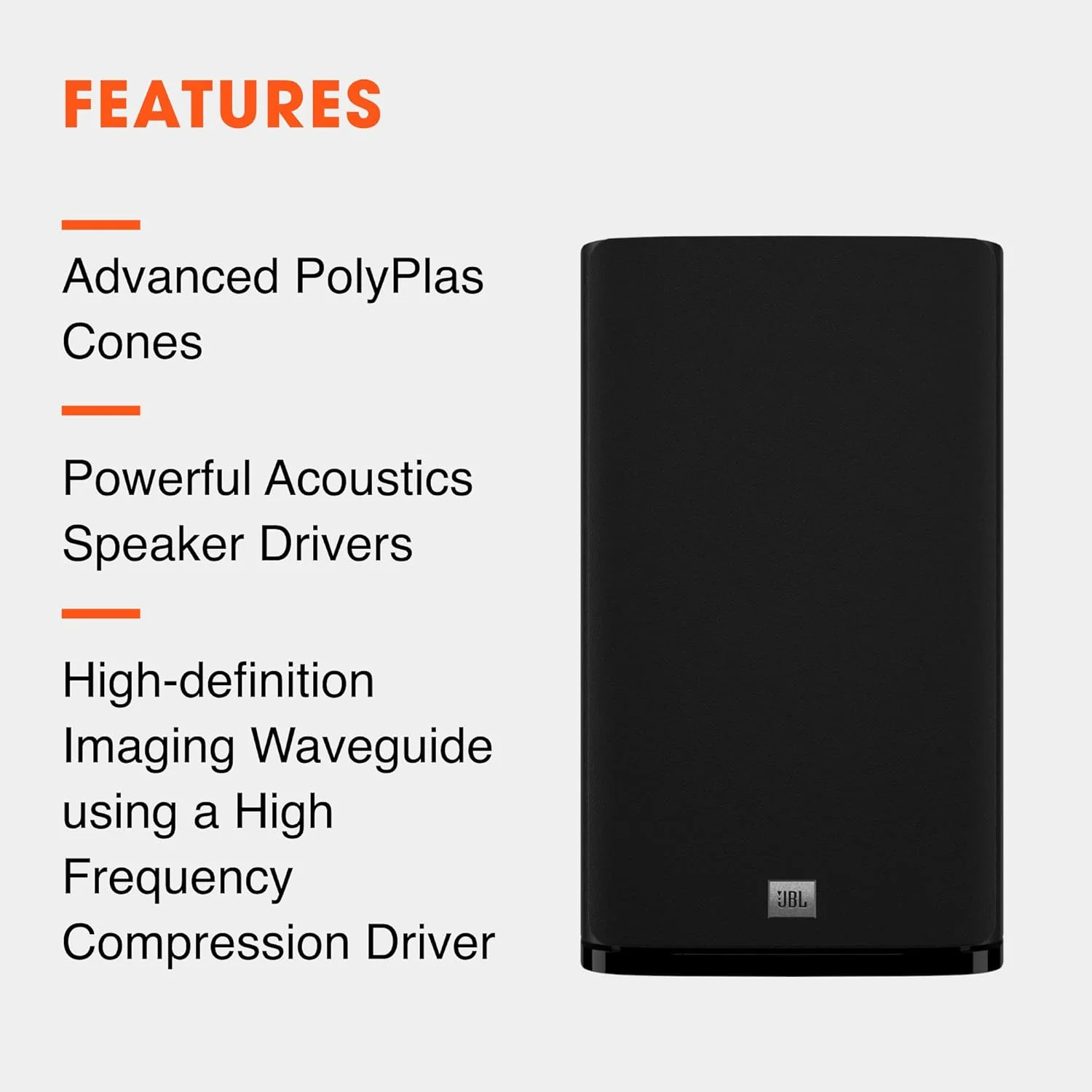 بلندگوی قفسه کتابی JBL Studio 620، چوب تیره - بلندگوی قفسه کتابی با عملکرد بالا - با ووفر مخروطی PolyPlas 5.25 اینچی و درایور فشرده سازی 2414H-1 - طراحی زیبا با توری مغناطیسی