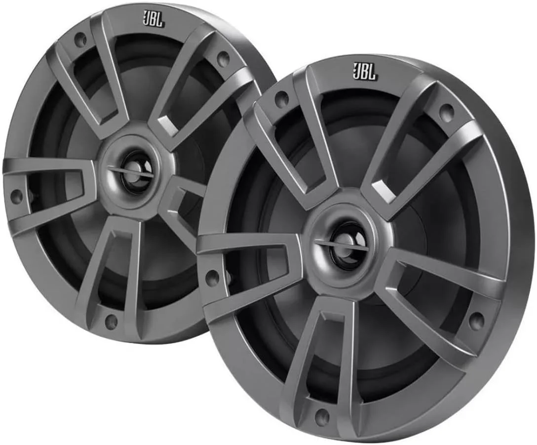 جفت بلندگوی دریایی 8 اینچی JBL Stage Maritimo، 250 وات RMS - خاکستری