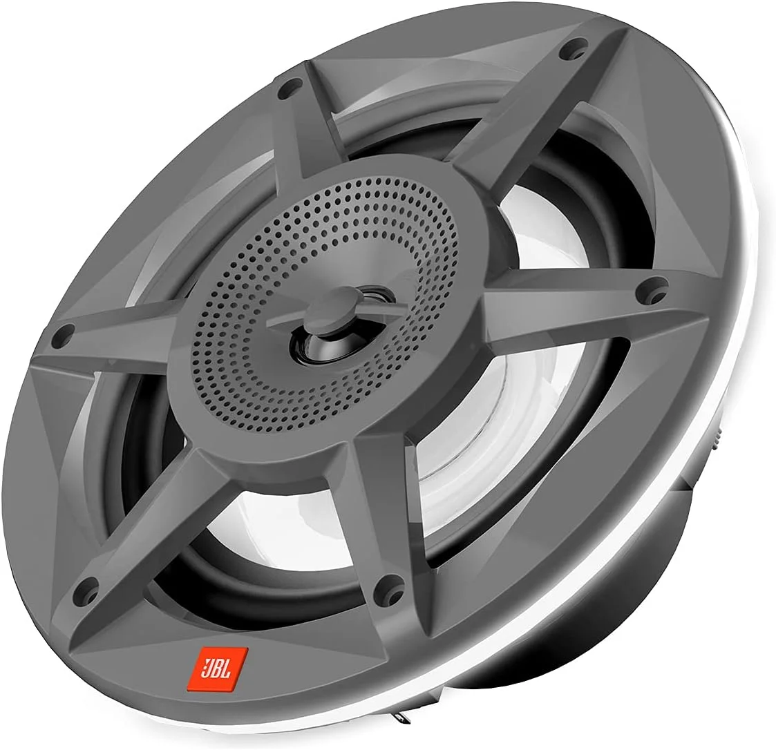 بلندگوی دریایی پریمیوم 6.5 اینچی JBL با نورپردازی RGB (خاکستری)