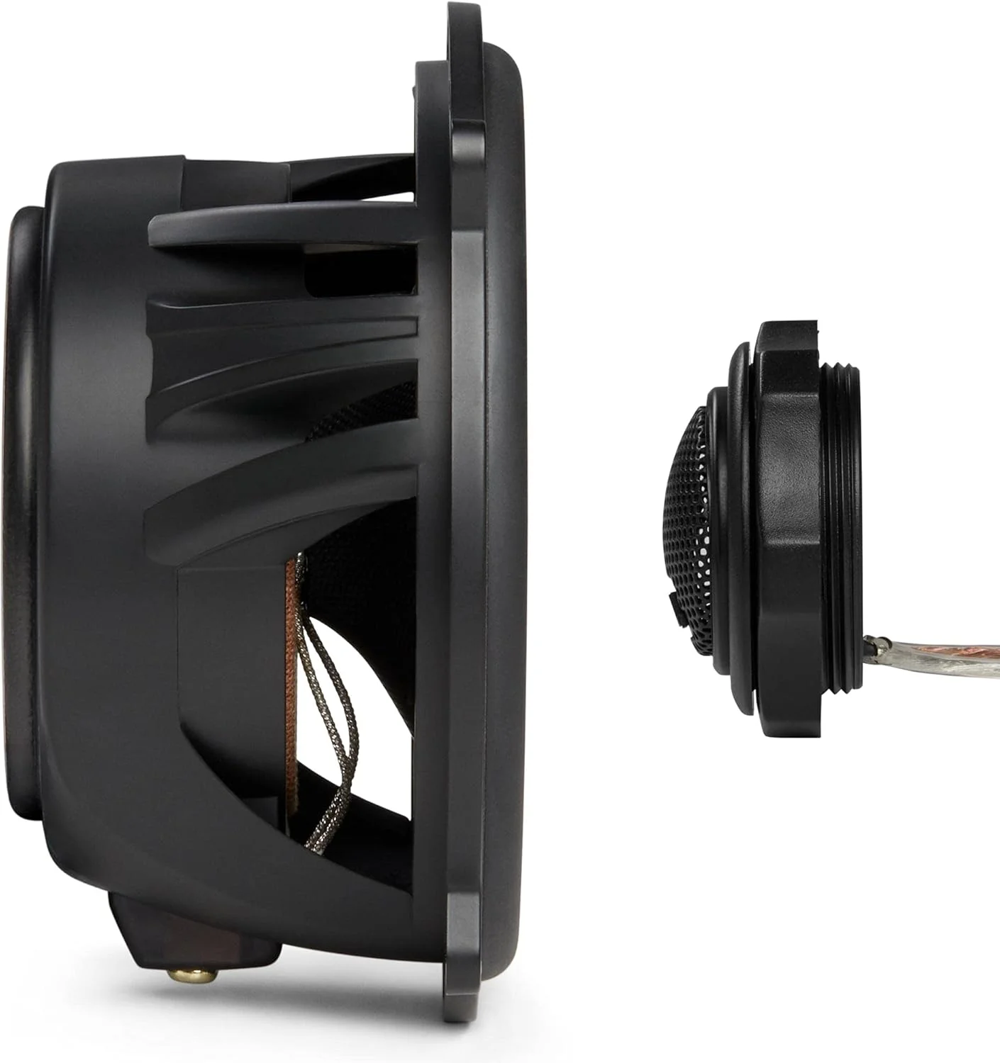 سیستم بلندگوی کامپوننت صوتی خودرو JBL 5 1/4 اینچی، مشکی، بدون توری