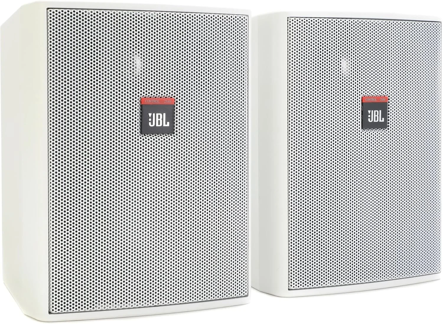 بلندگوی پس زمینه/پیش زمینه داخلی/خارجی جمع و جور JBL CONTROL 25AV-WH