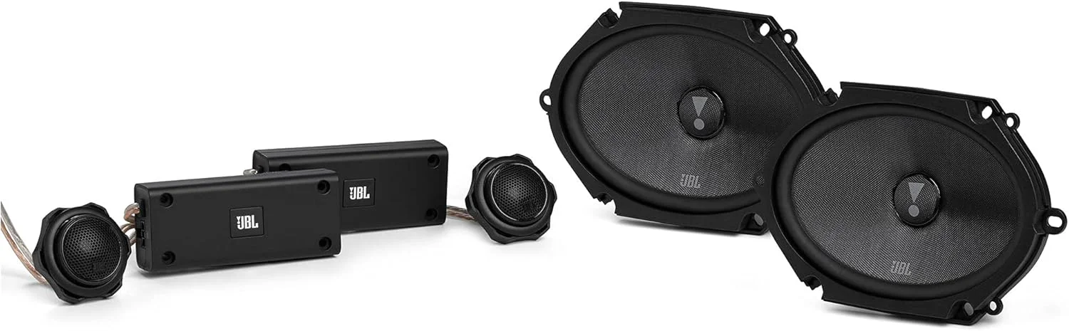 سیستم بلندگوی کامپوننت صوتی خودرو JBL 6" x 8" بدون توری سیستم بلندگوی کامپوننت صوتی خودرو JBL 6" x 8" بدون توری